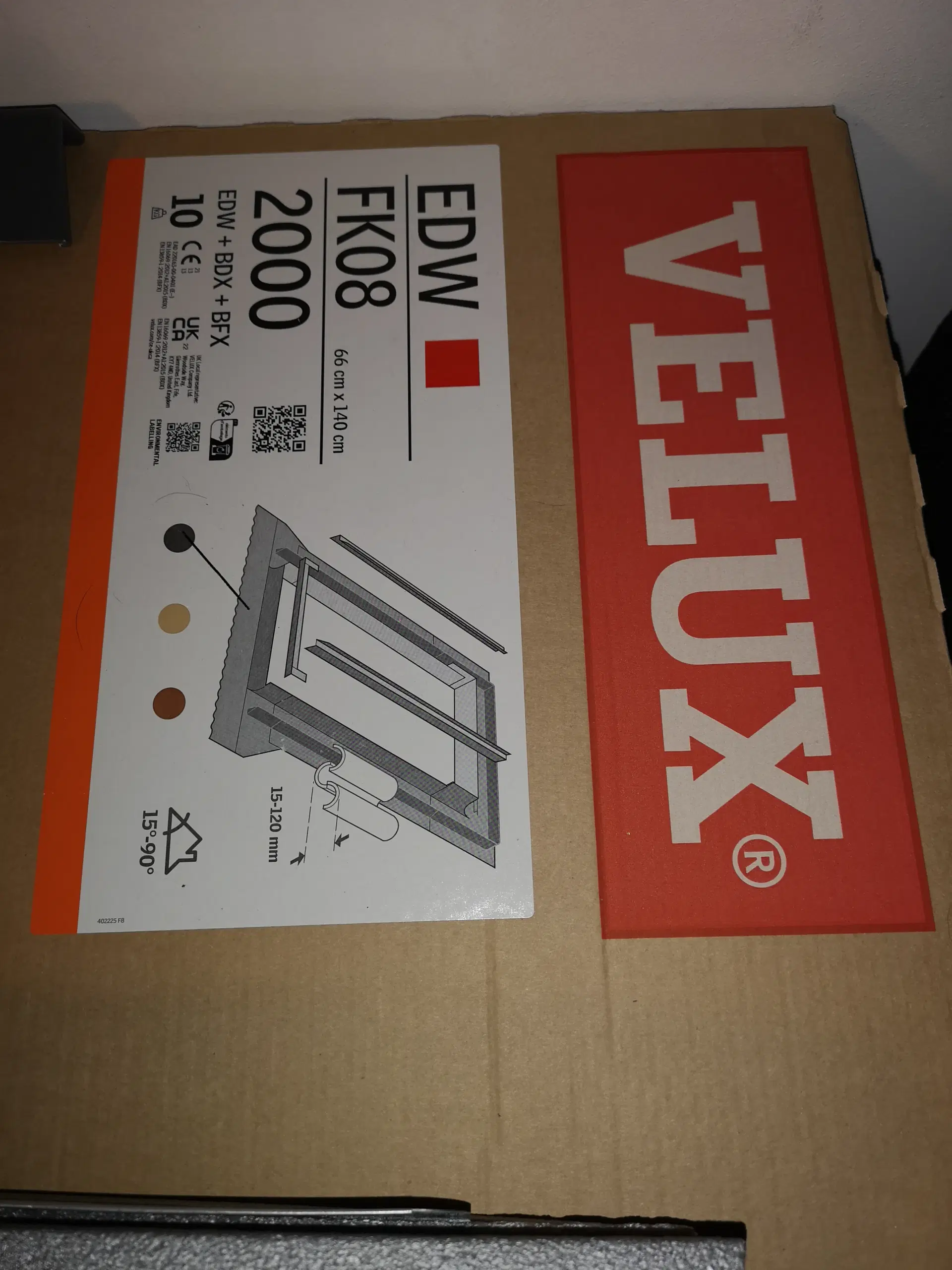 Velux Ovenlysvindues Inddækninger