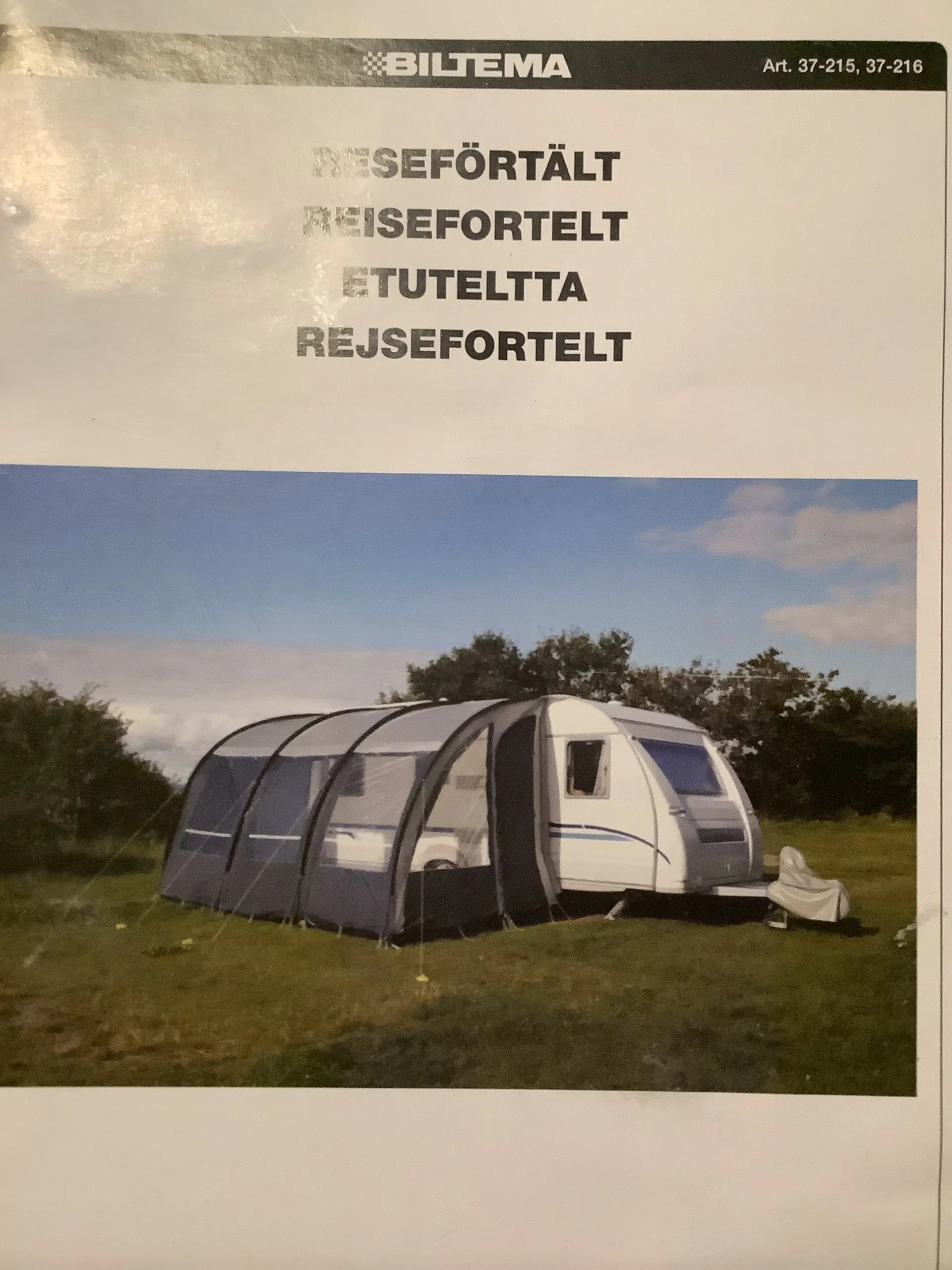 Rejsefortelt til campingvogn