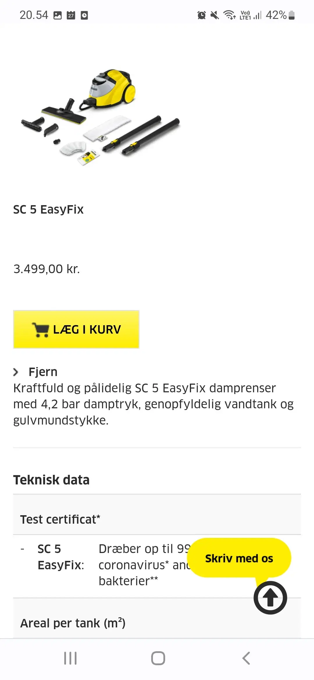 Kärcher damprenser sc5 easyfix