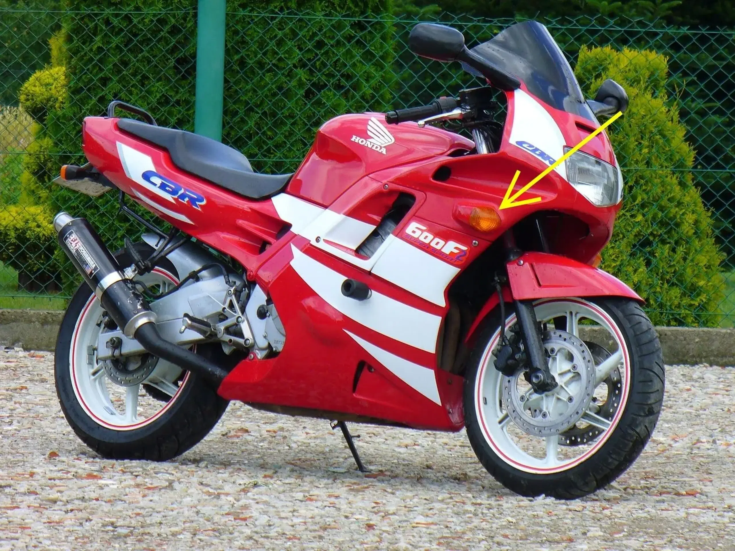 Honda CBR600F2 Blinkerglas begge sider