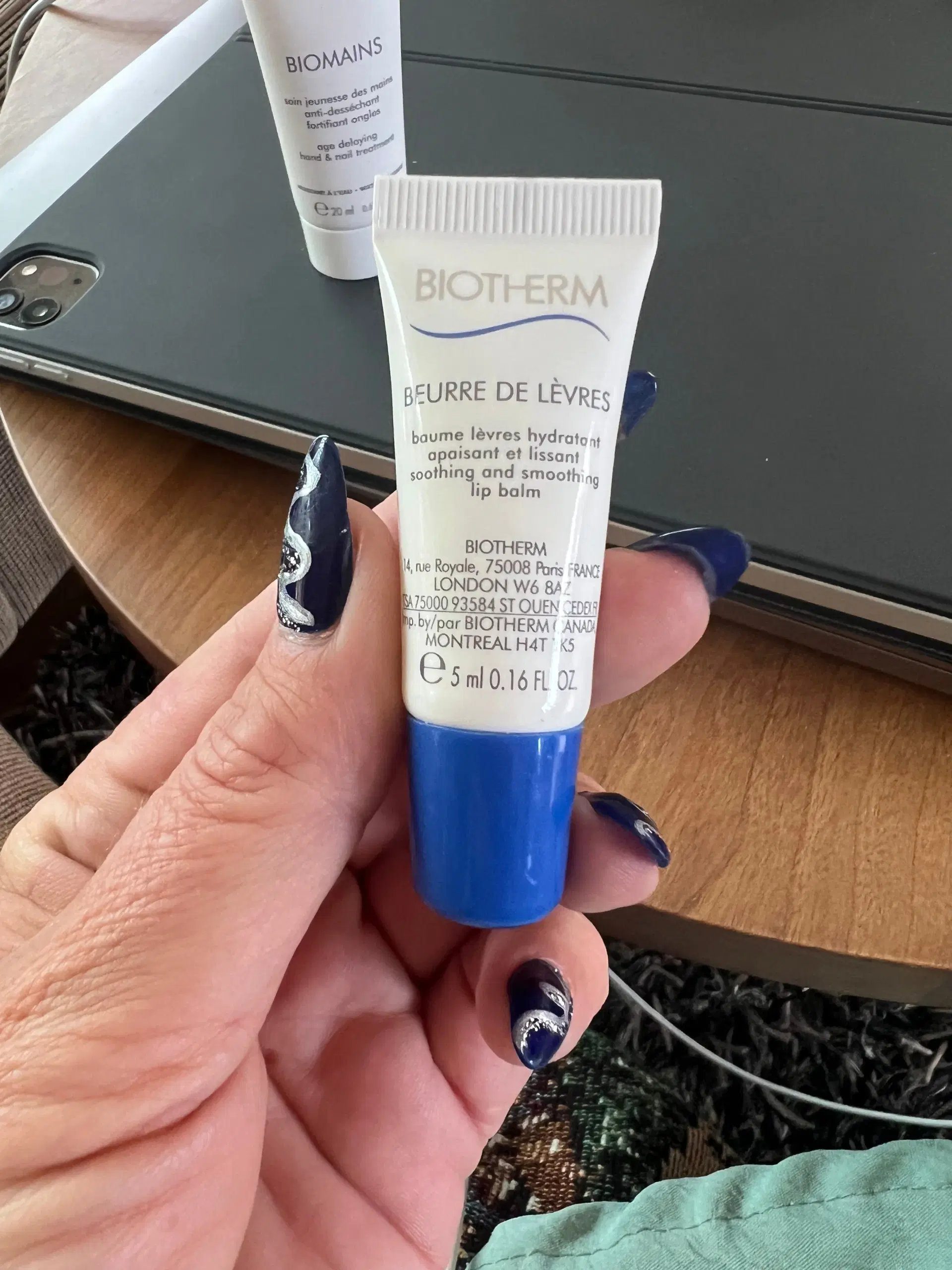 Biotherm hånd/negle behandling og lip balm