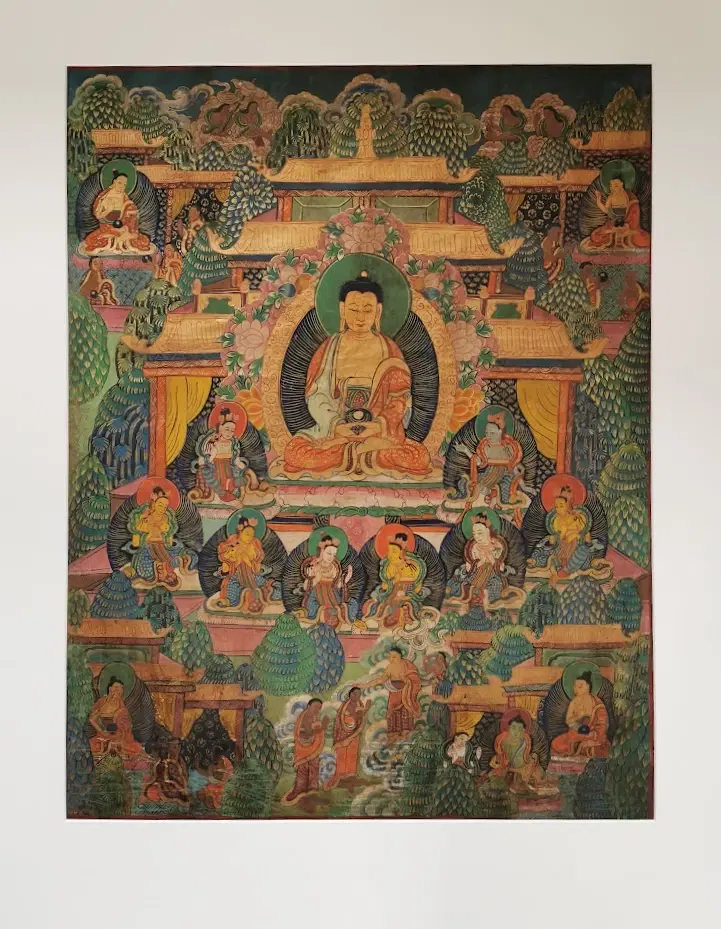 Antik Tibetansk Thangka