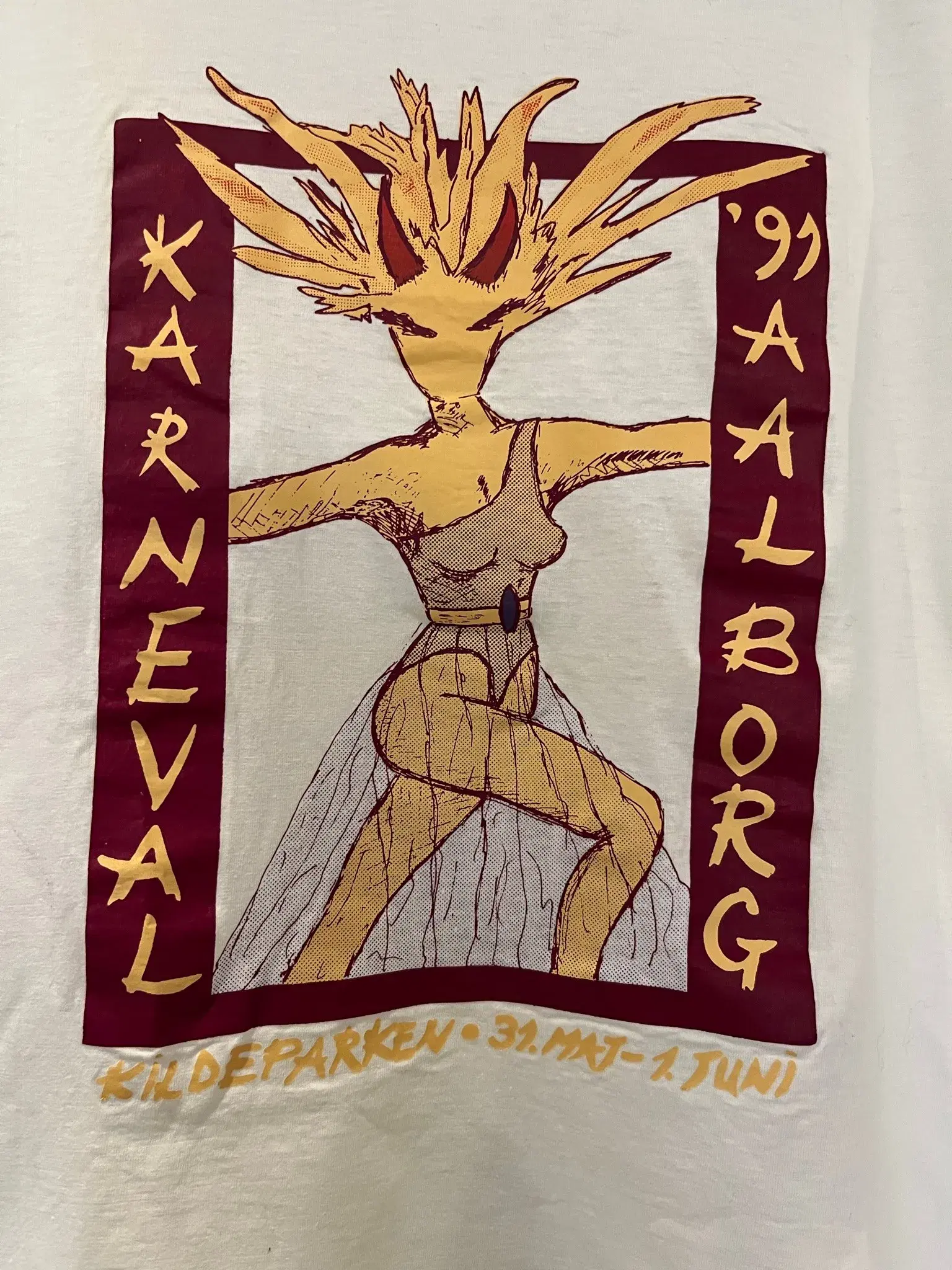 Karnevals T-shirt og plakat 1991