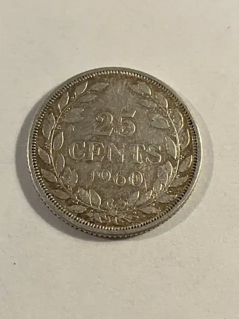 25 Cents 1960 Liberia