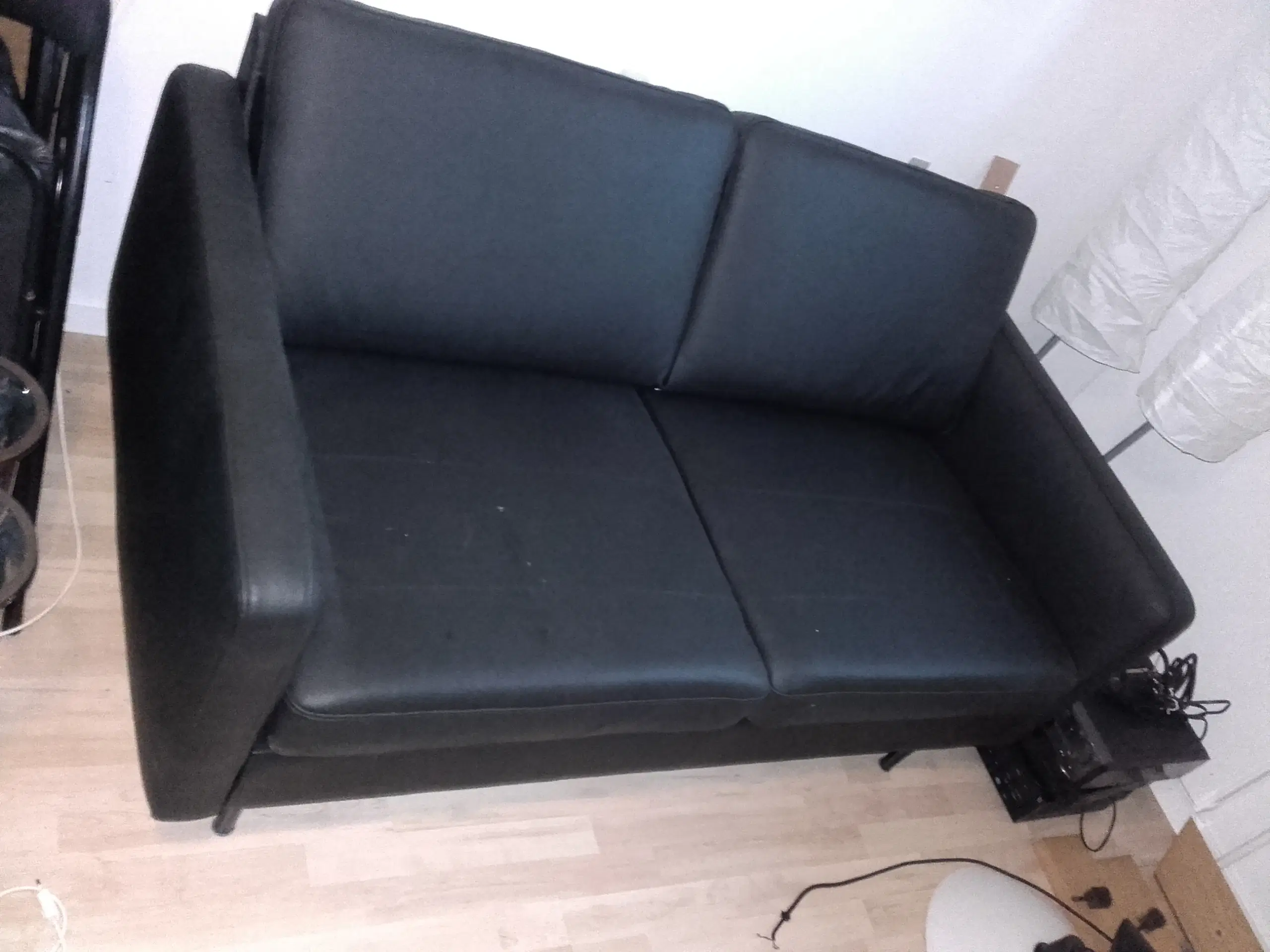 lædersofa 2 pers