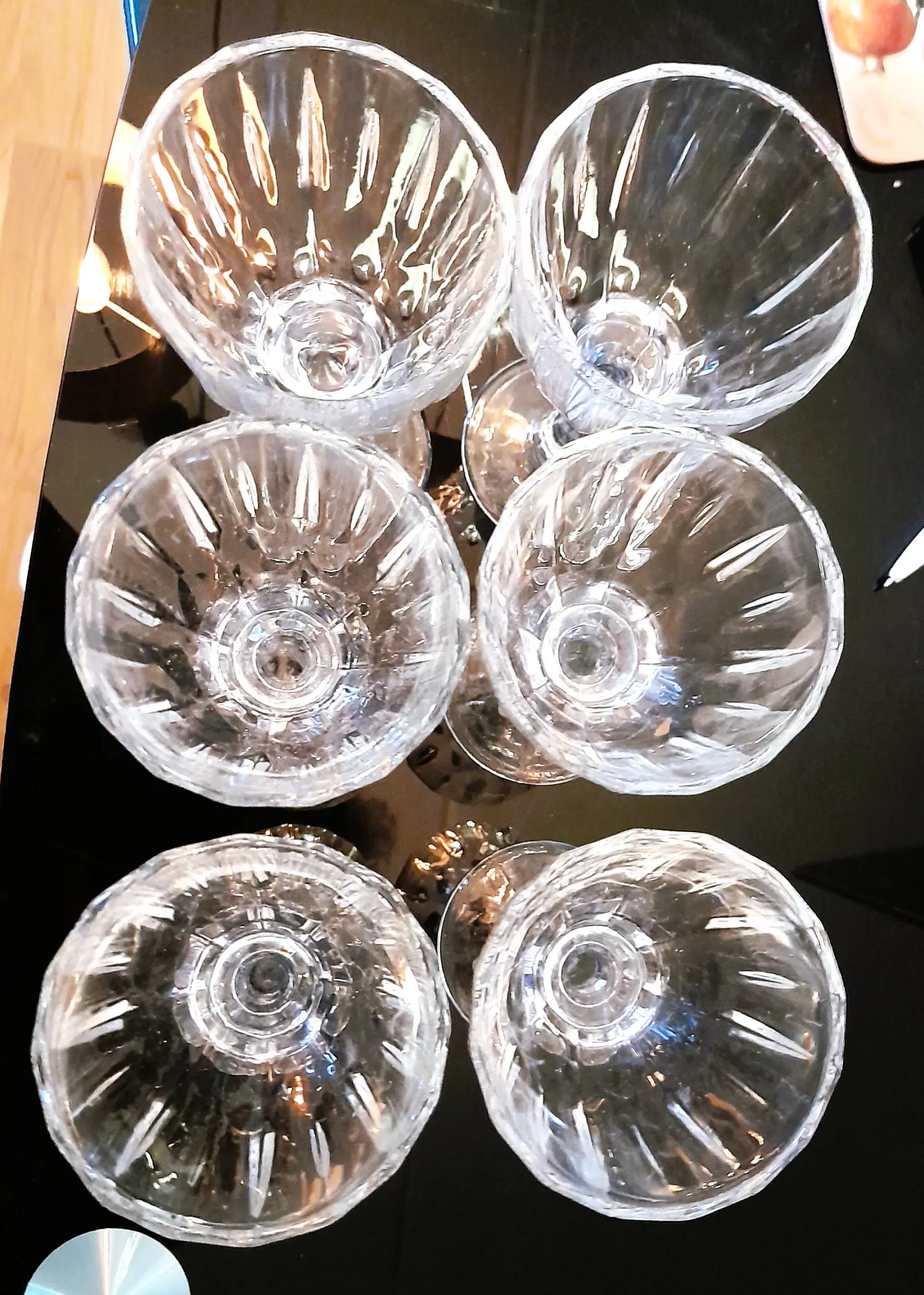 6 VINGLASS / 6 WHITE WINE GLASSESS GEORG JENSEN