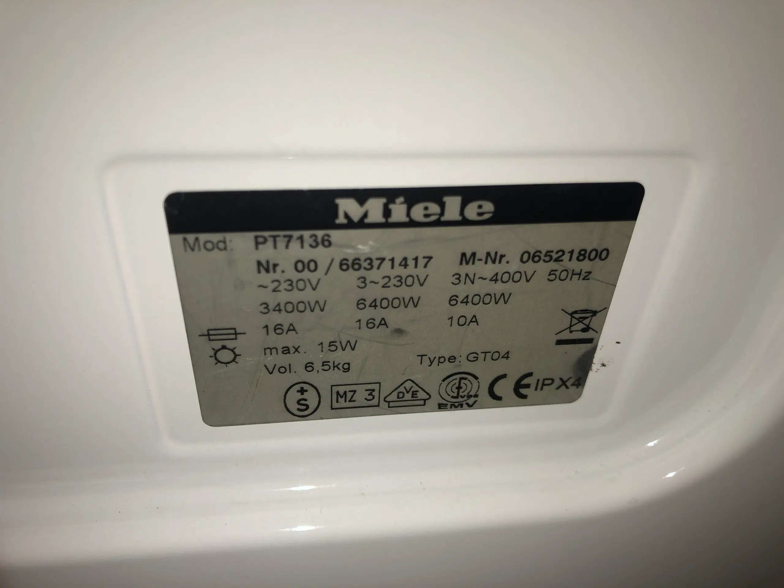 Miele industri tørretumbler