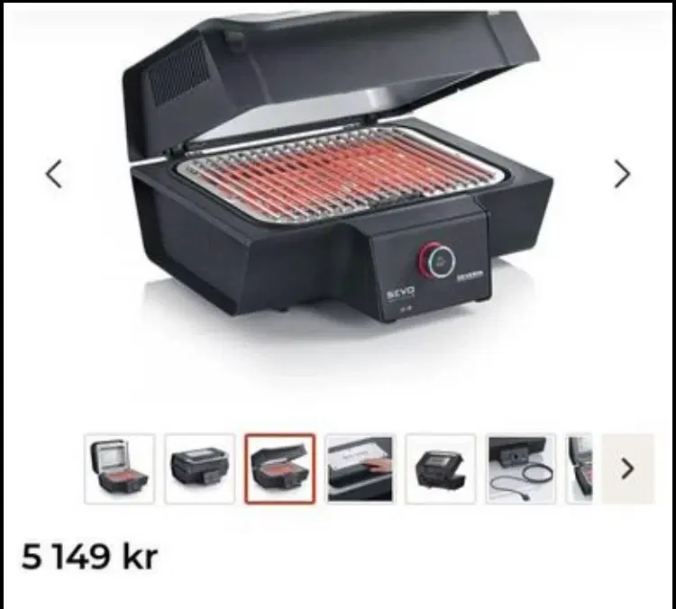 Grill  ovn SEVO/SMART/GT Severin effekt på 3000W