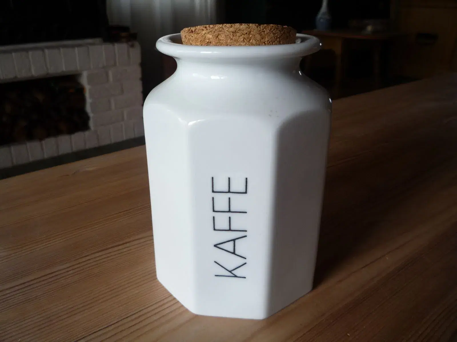 Krukke til kaffe eller andet