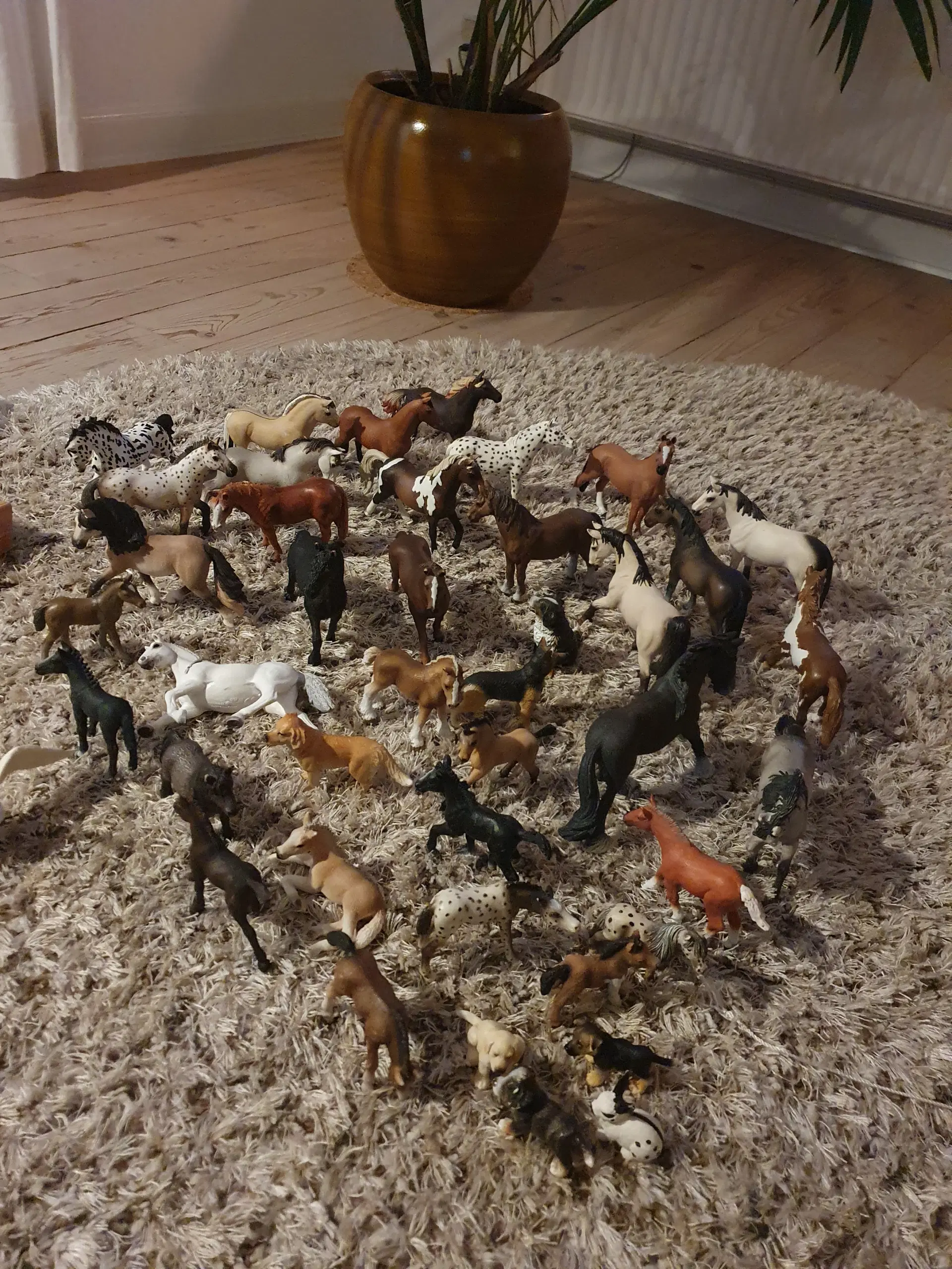 Schleich stald heste trailer osv