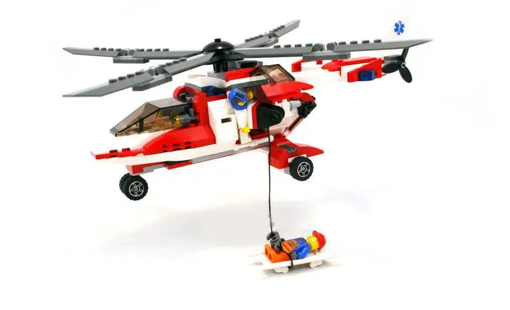 Lego CITY 7037: Rednings helikopter