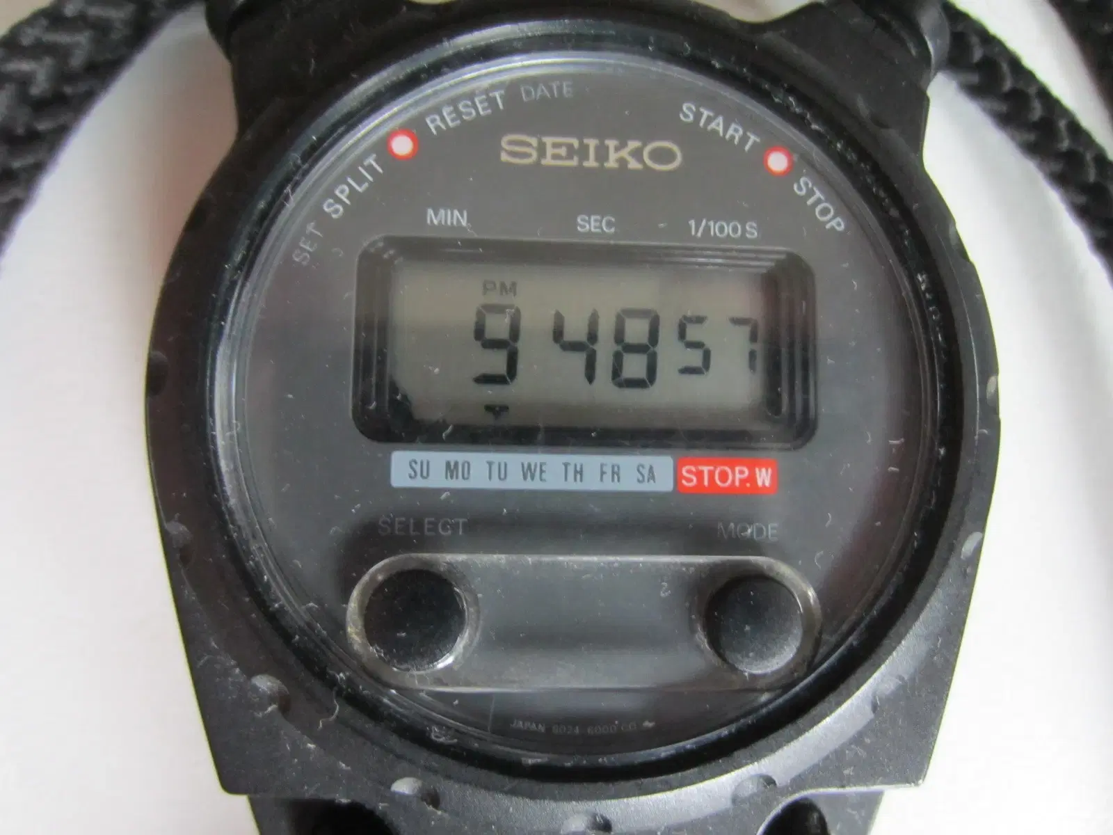 SEIKO Quartz stopur S024-6000 med split funktion