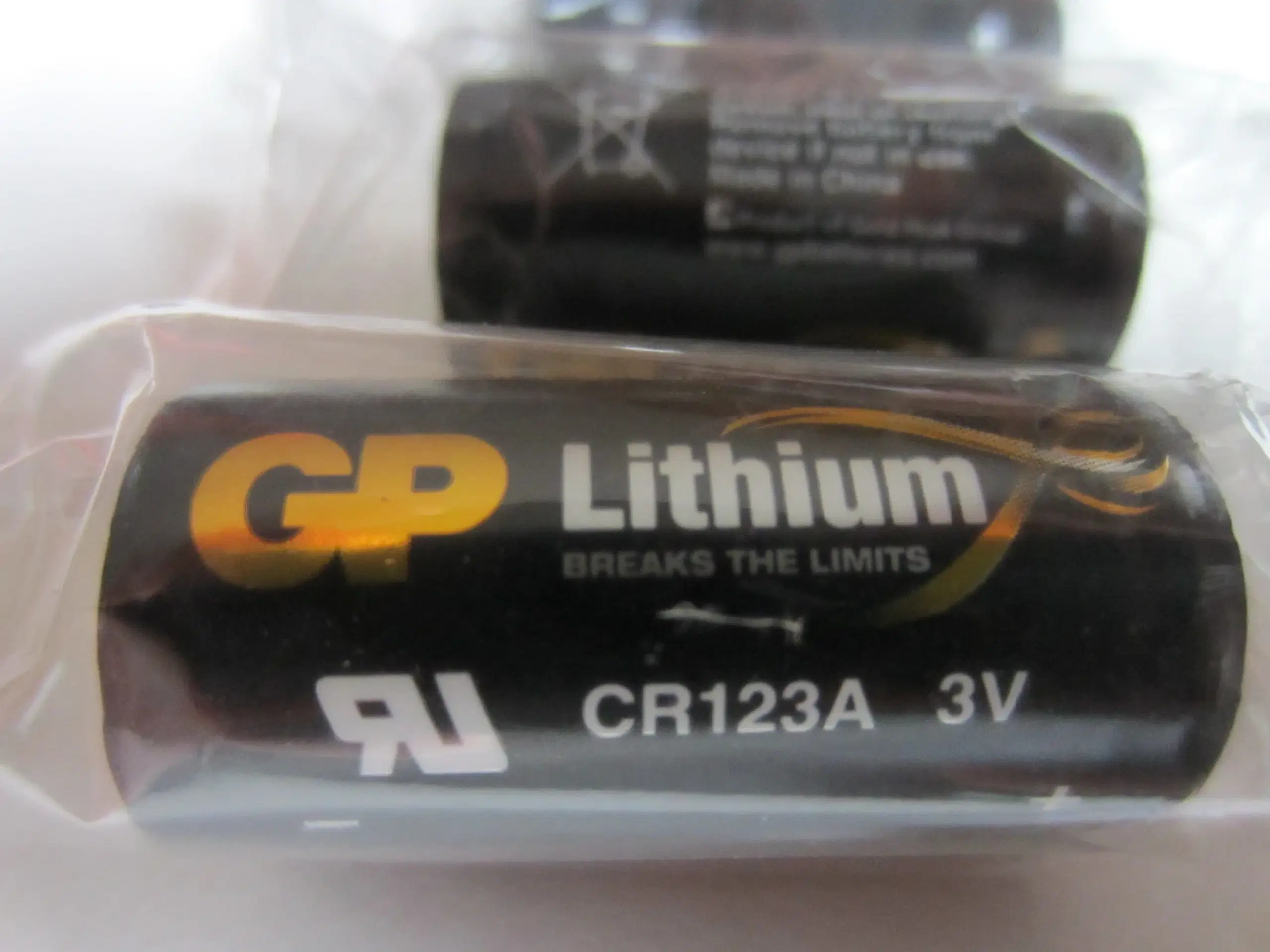 GP Lithium batteri 3V CR123A