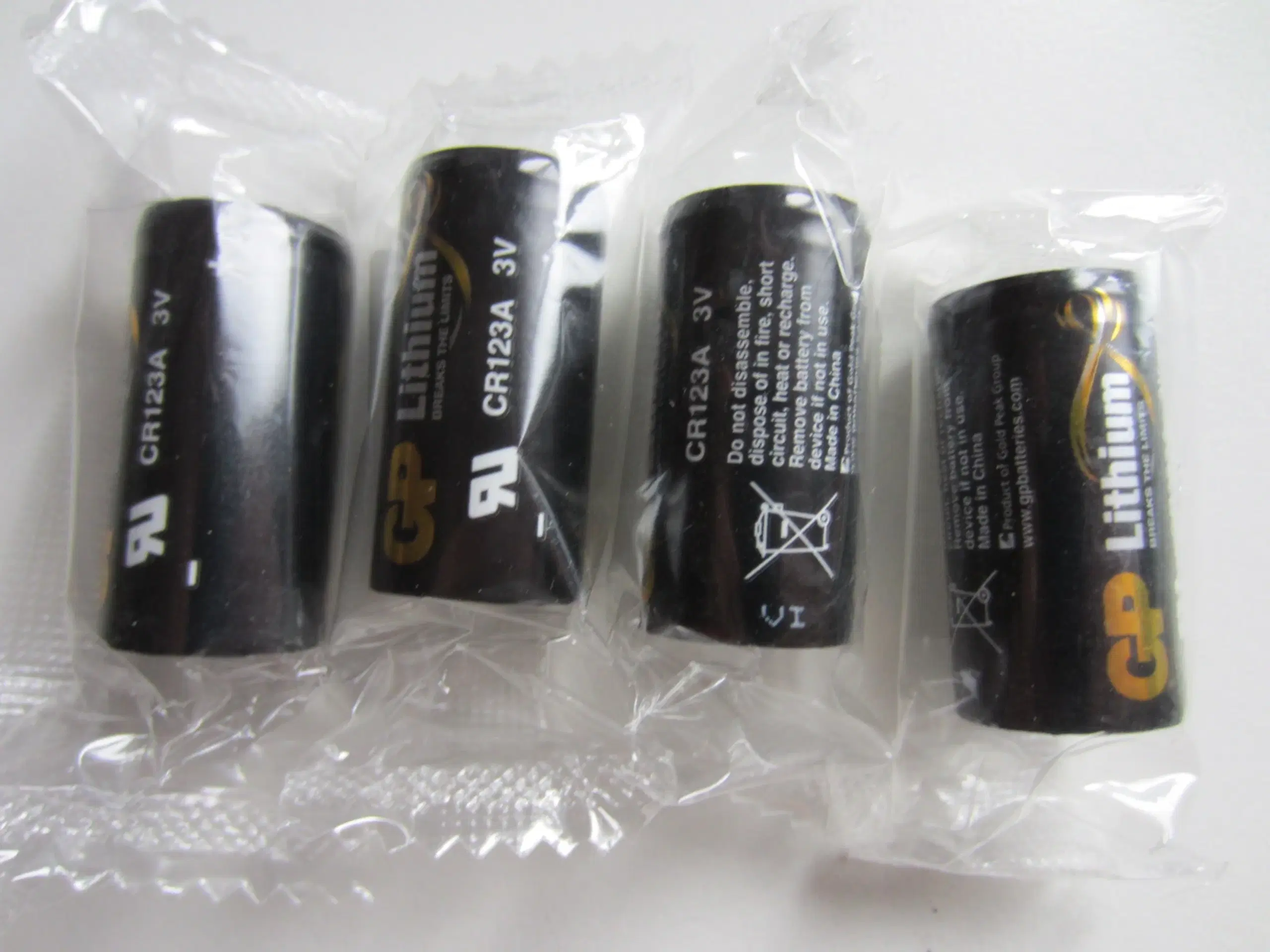 GP Lithium batteri 3V CR123A