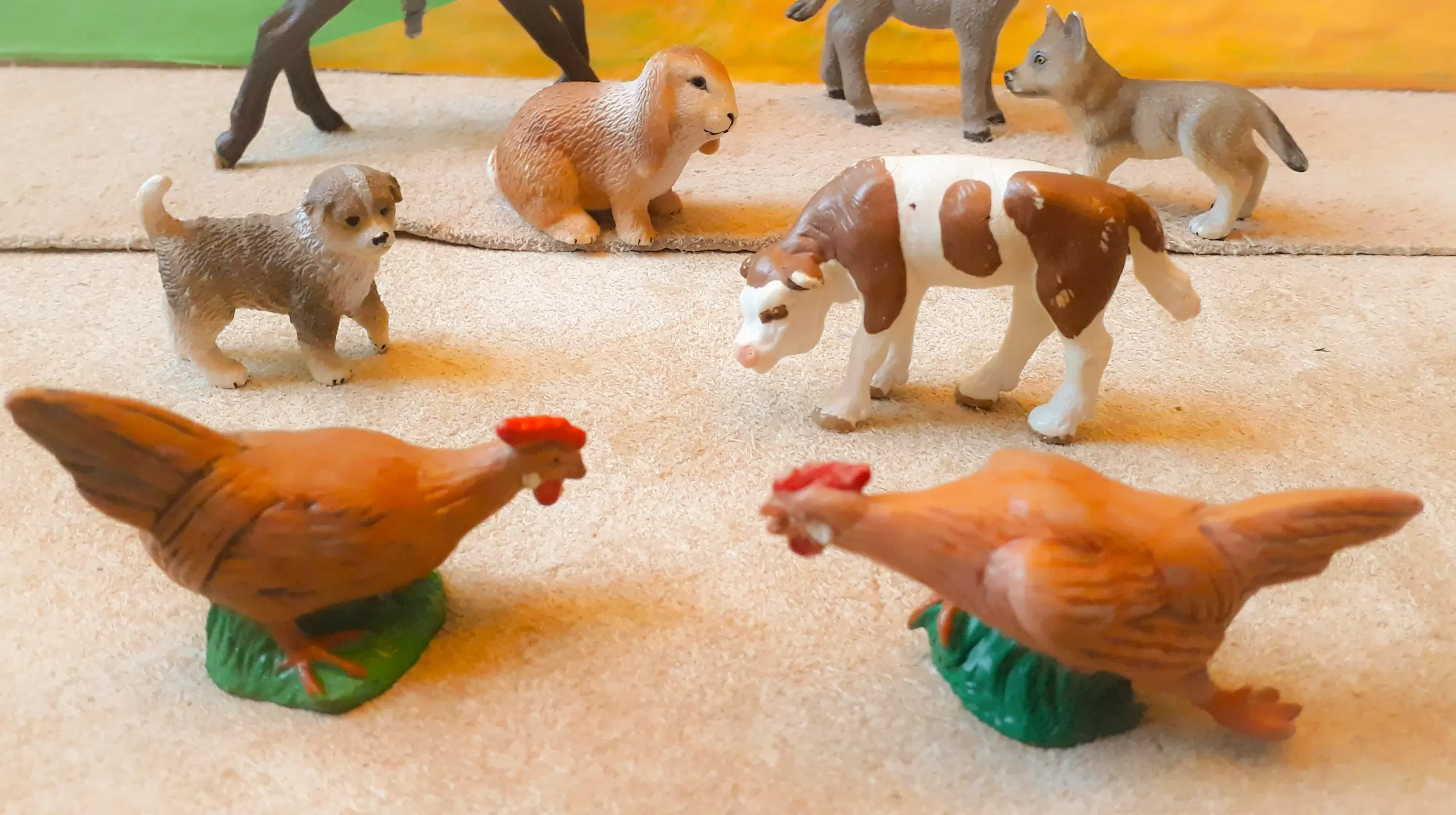 8 Schleich Bondegårdsdyr