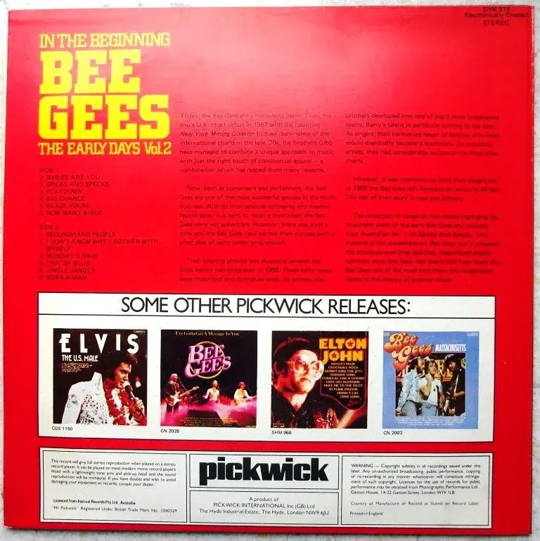 Bee Gees Vinyl LP