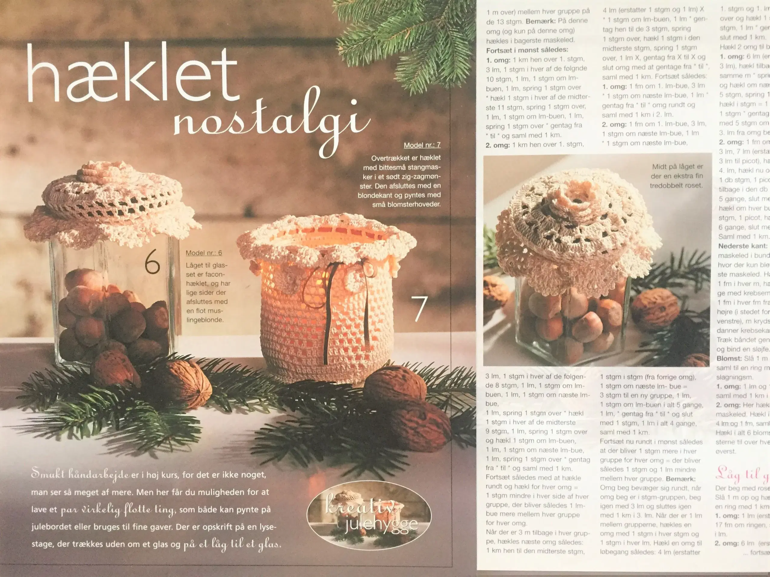 Hæklet nostalgi kreativ julehygge