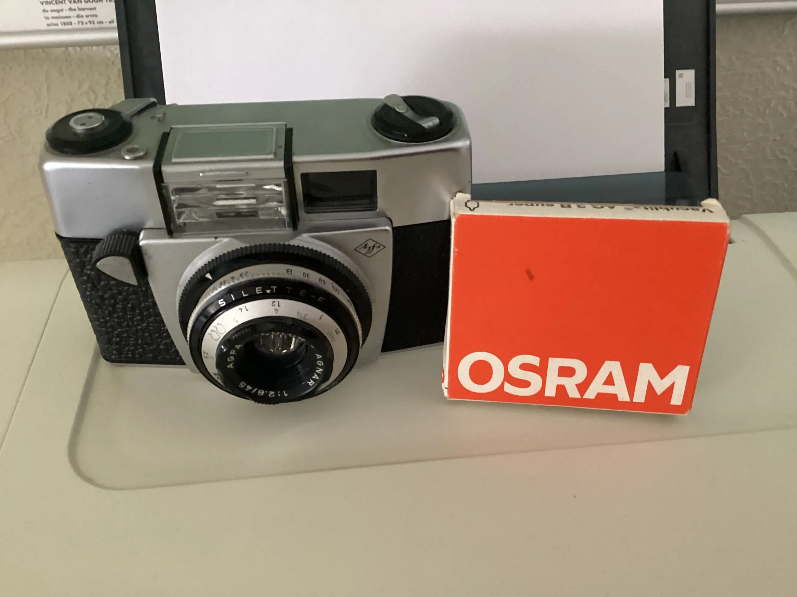 Fotoapparat AGFA Silette F med indbygget blitz