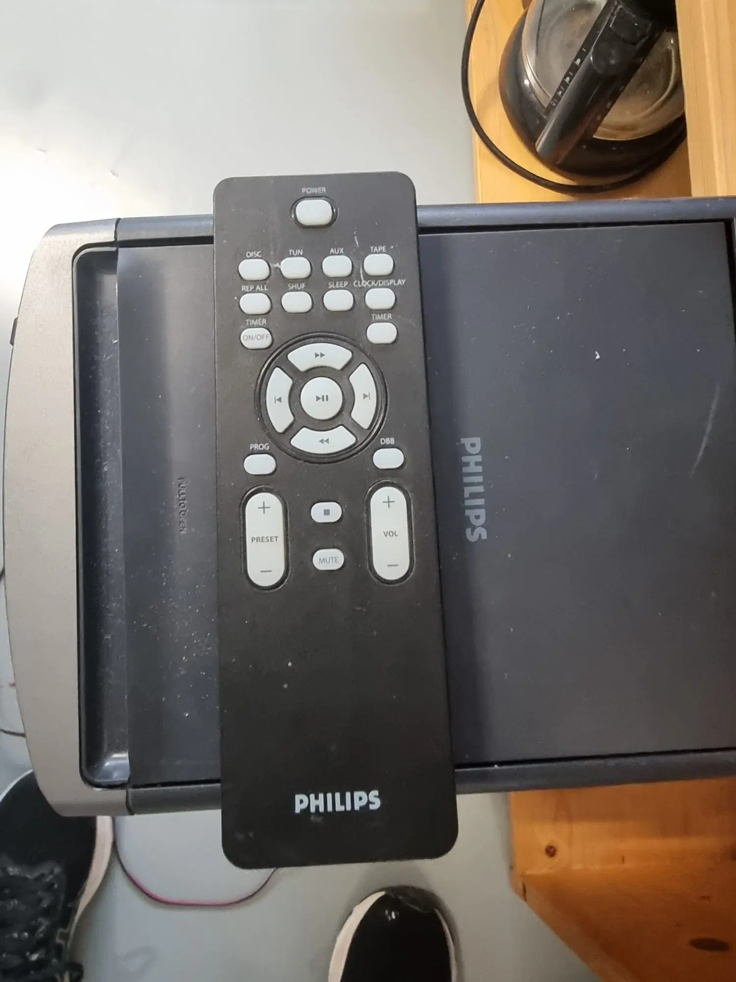 Philips Radio/CD/Kasette afspiller inkl højtaler