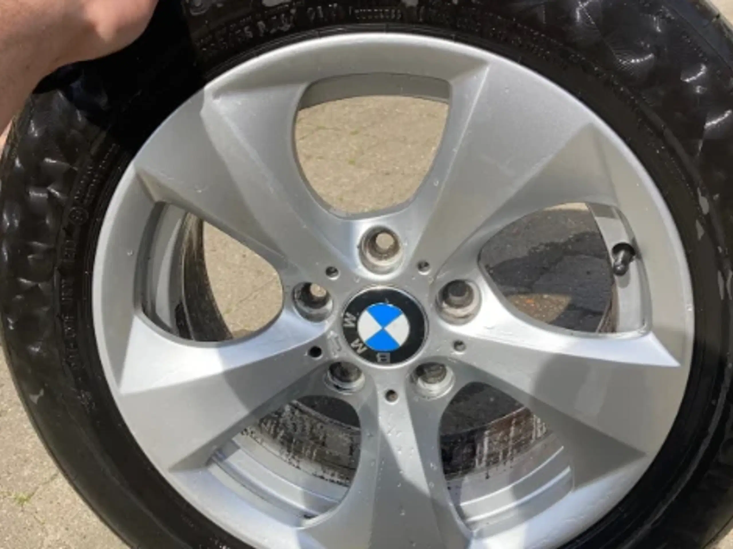 Originale BMW alufælg 16’’ med sommerdæk 4stk