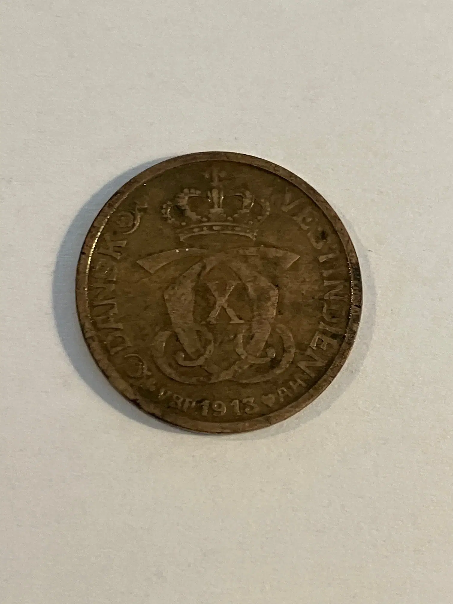 1 Cent / 5 Bit Dansk Vestindien 1913