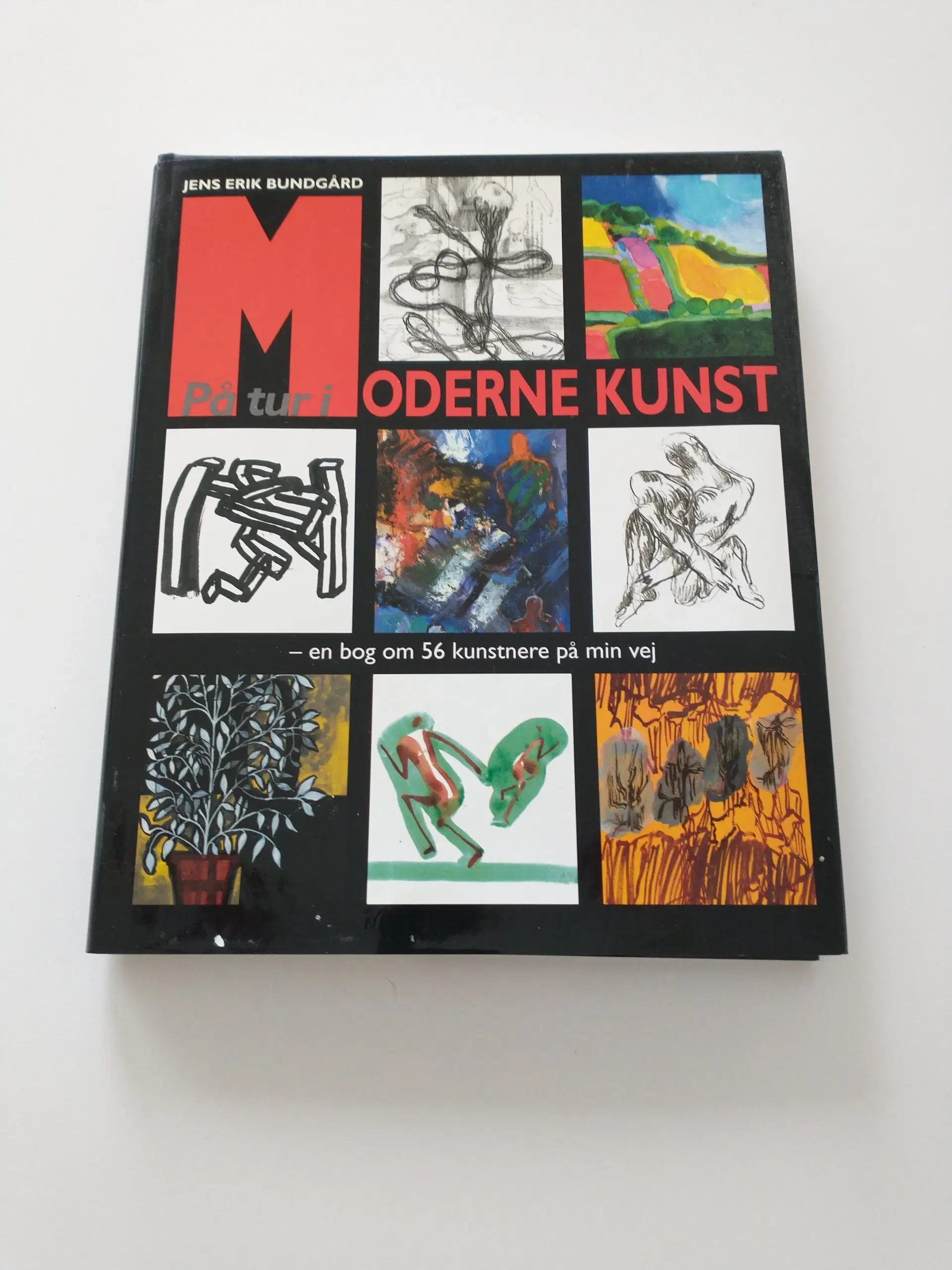 På tur i moderne kunst - en bog om 56 kunstnere på