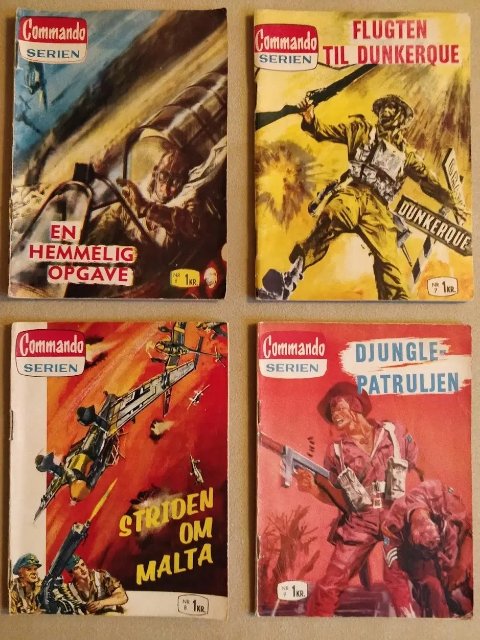 Gamle Commando Serien