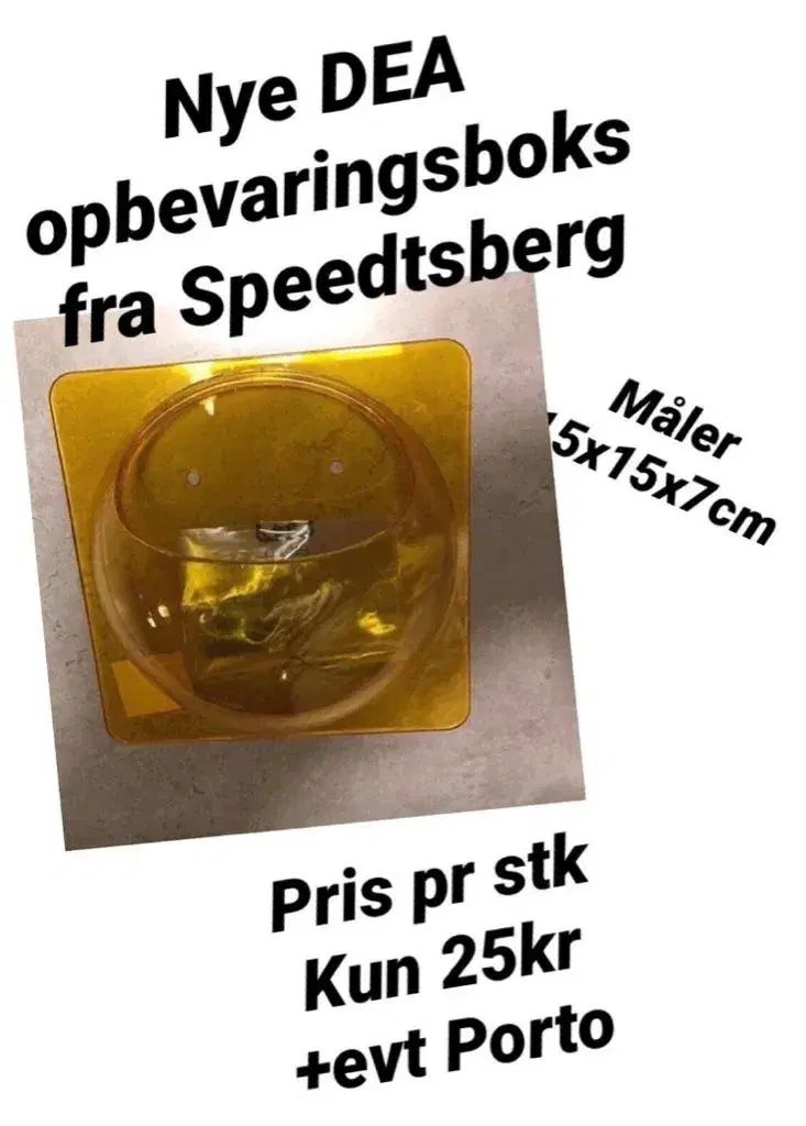 DEA opbevaringsboks fra Speedtsberg