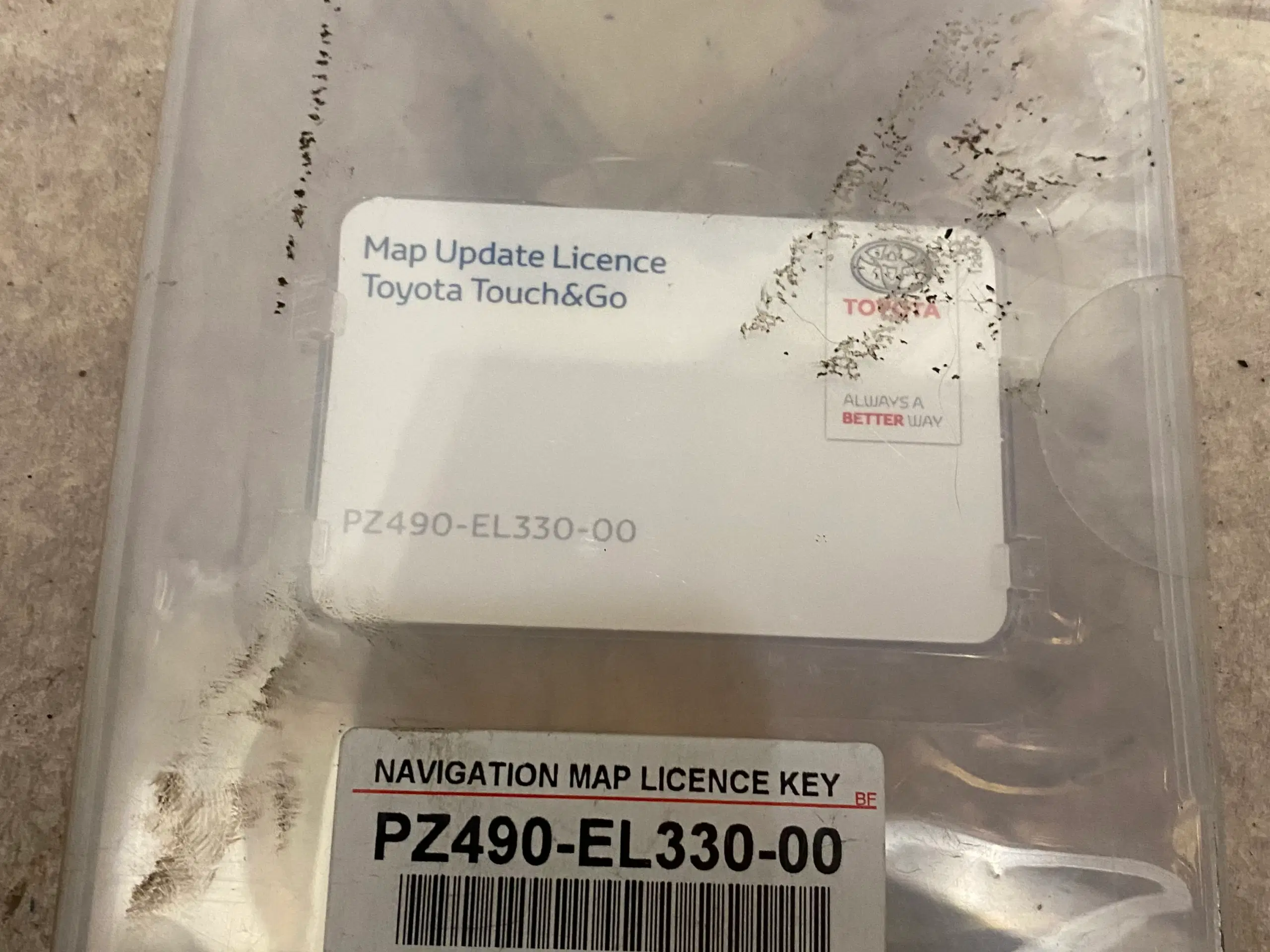 Toyota Navigation opdatering licens