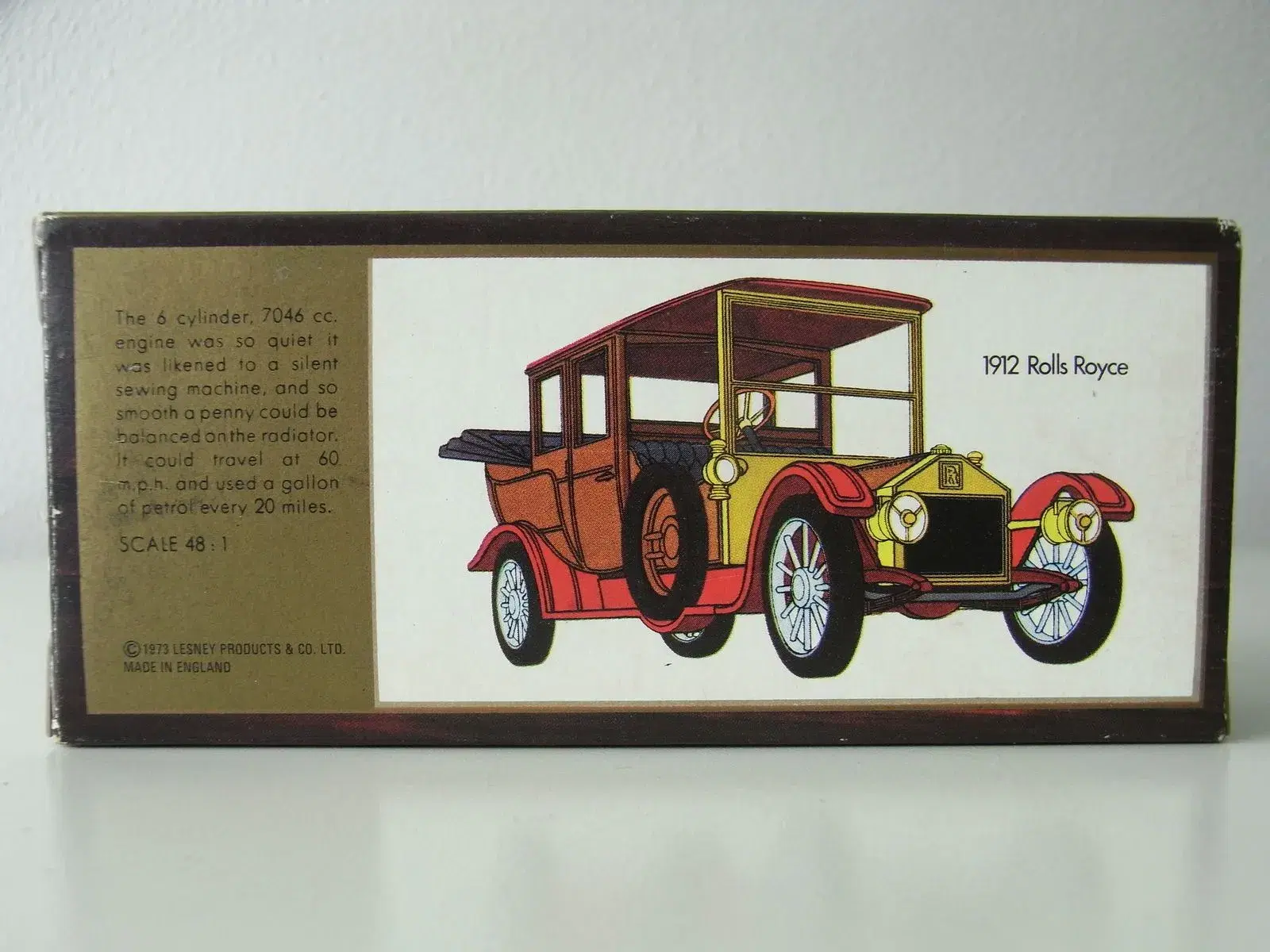 Rolls Royse 1912 Y7 "Matchbox"- bil