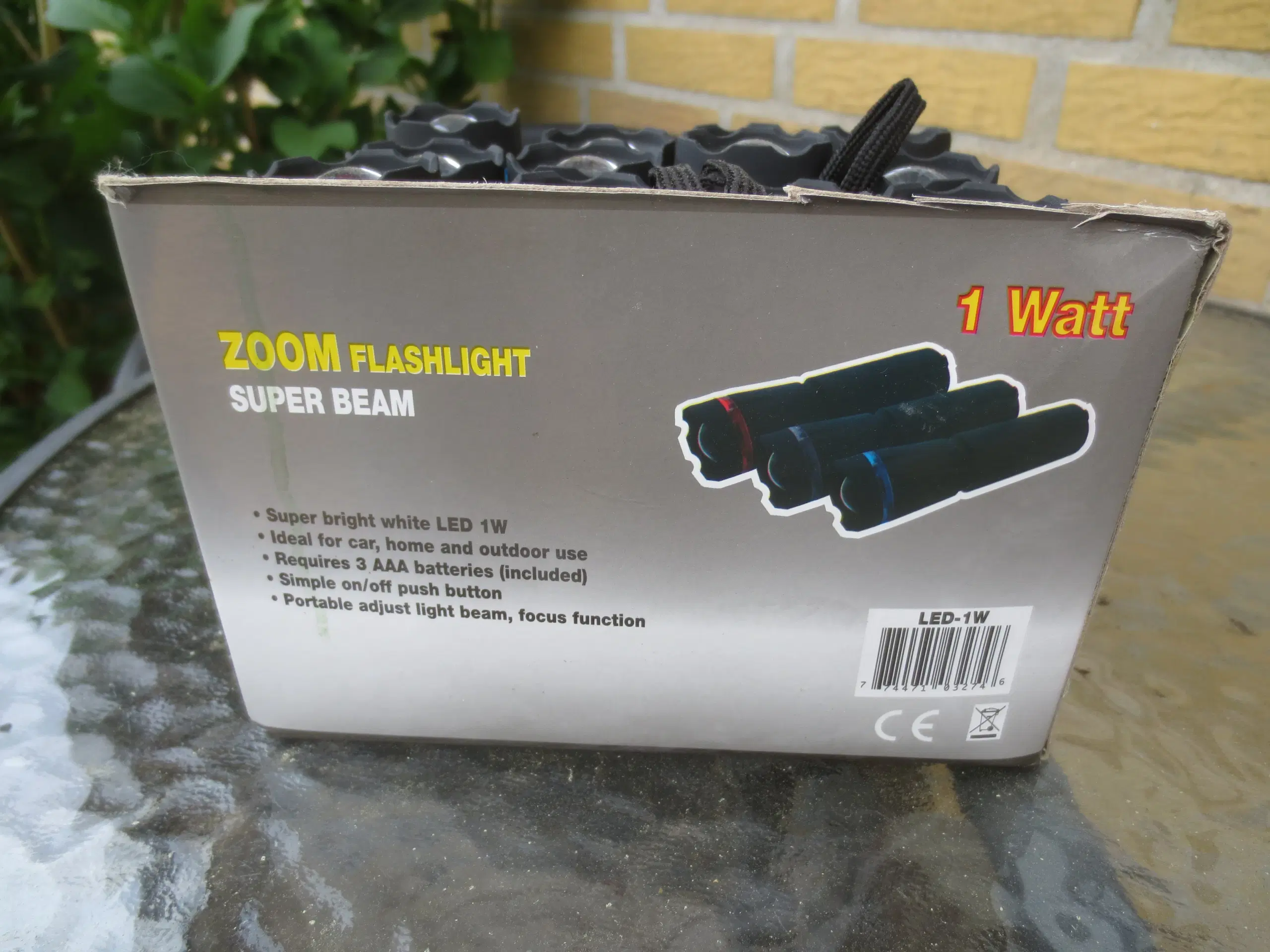 12 stk Nye Zoom Flashligt LED