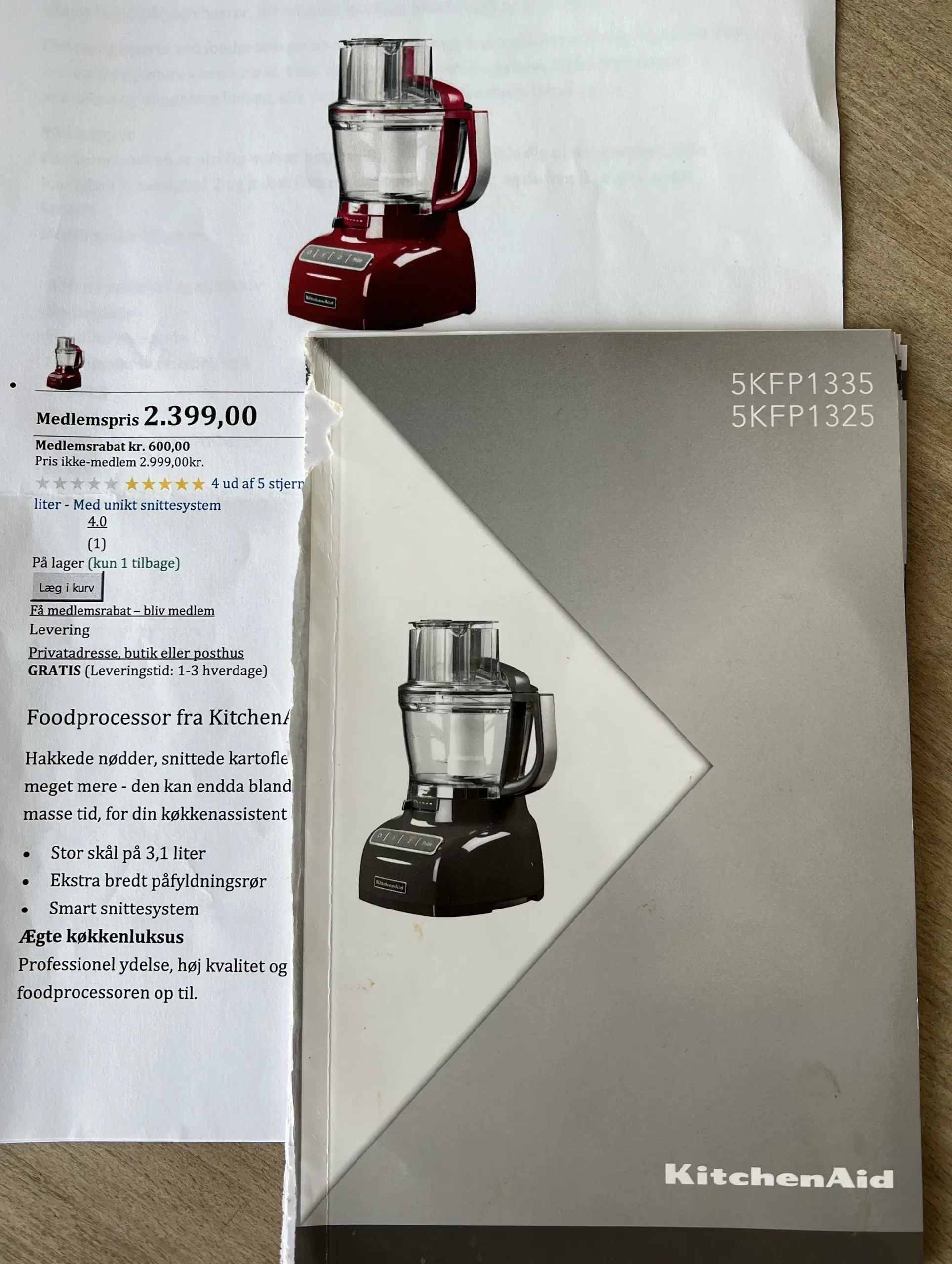 Foodprocessor KitchenAid