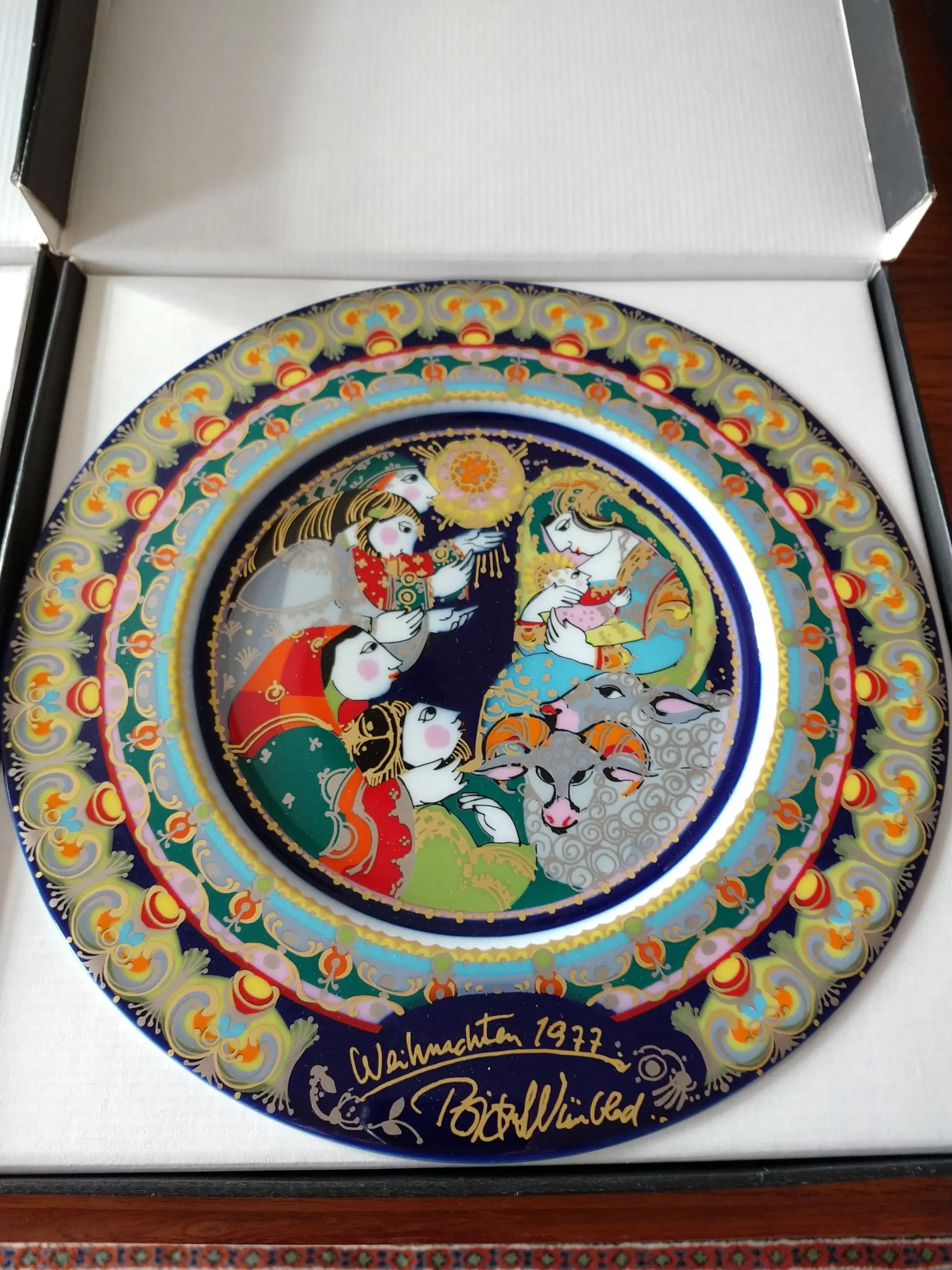 Bjørn Wiinblad porcelænsjuleplatter