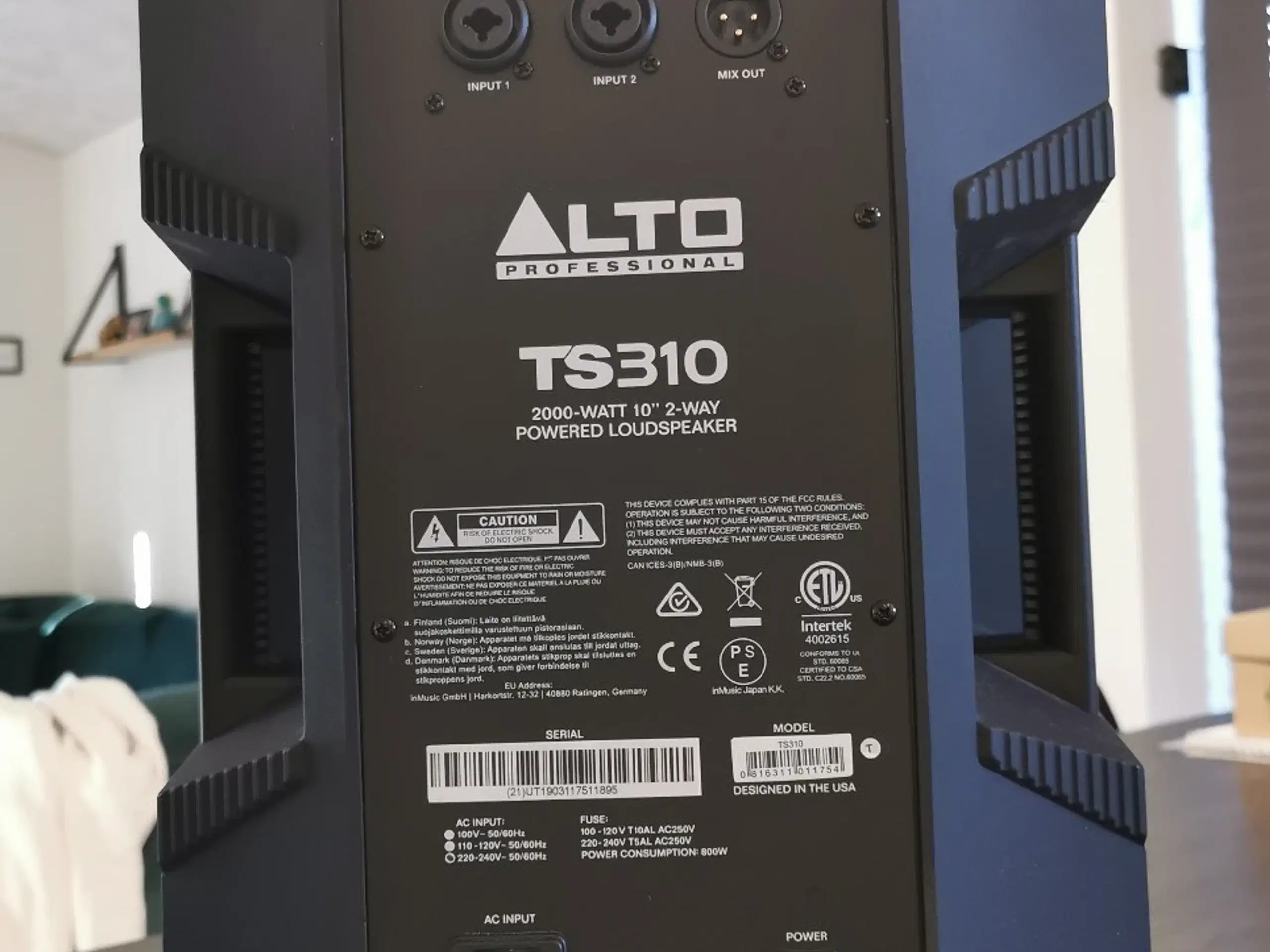 ALTO TS310 Professional 2000 WATT - 2 stk