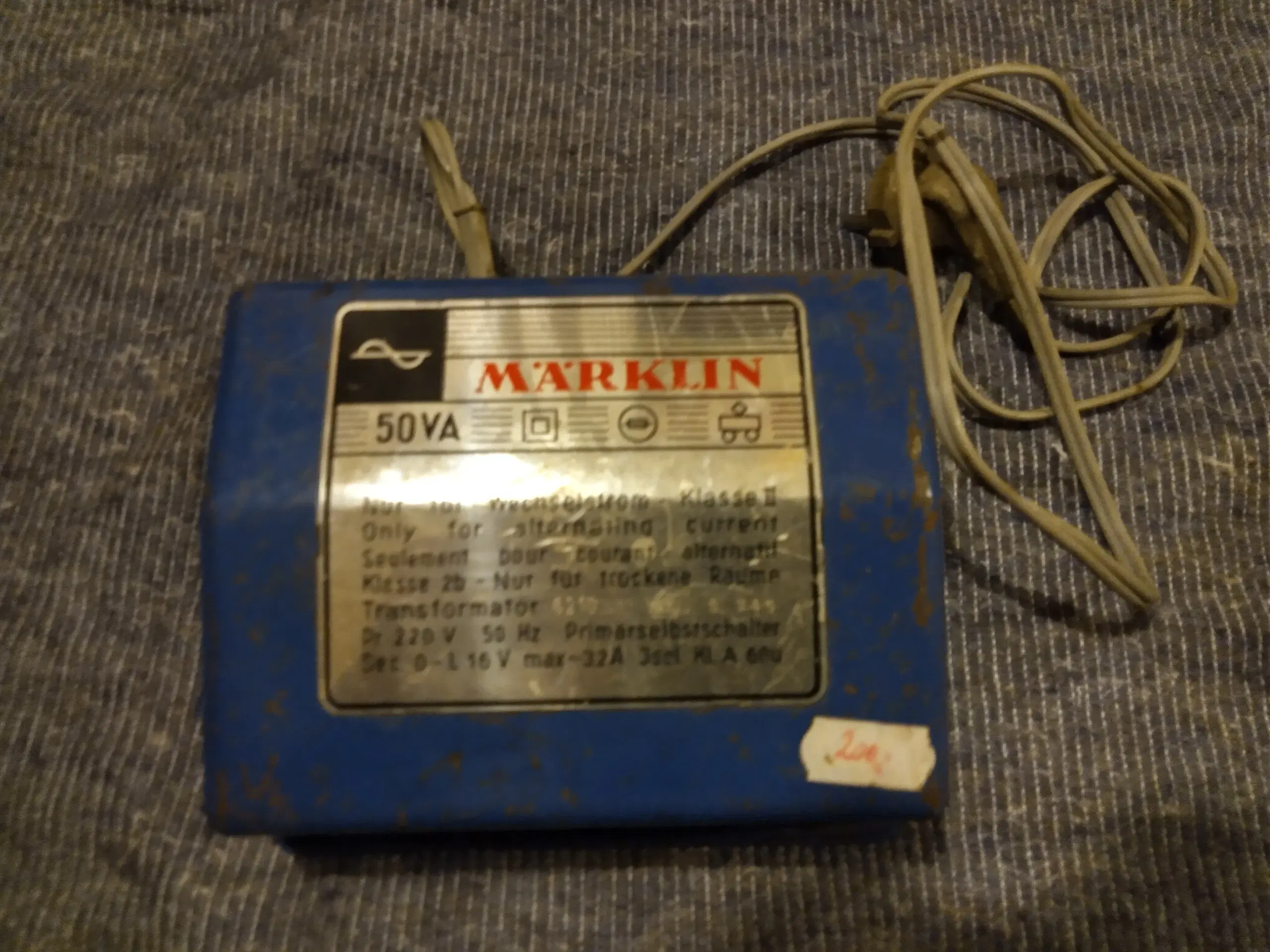 Marklin 50 Va transformer