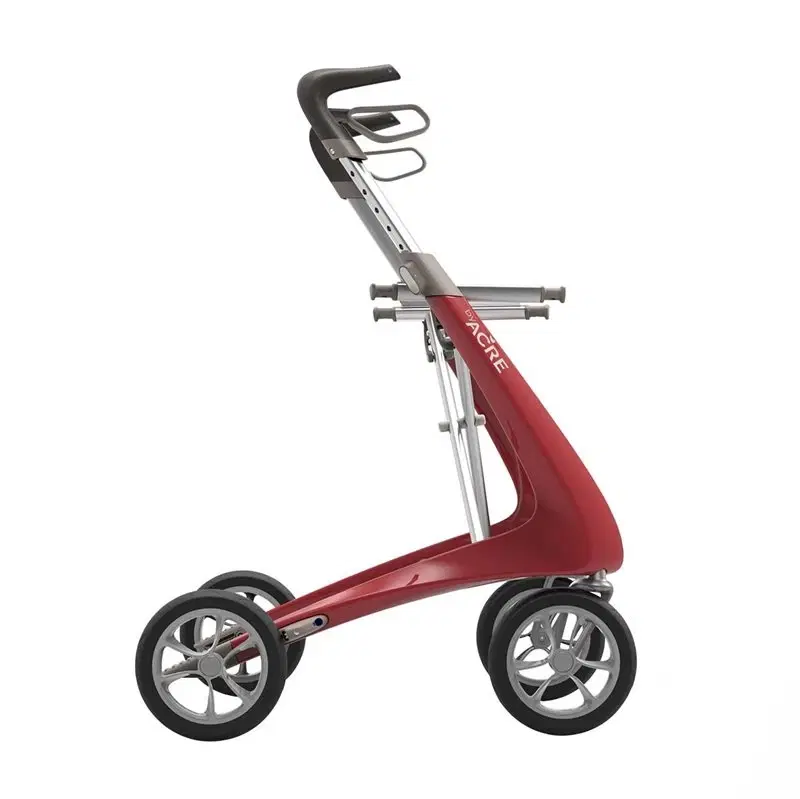 Rollator - ByACRE Carbon Ultralight Komfort - Rød