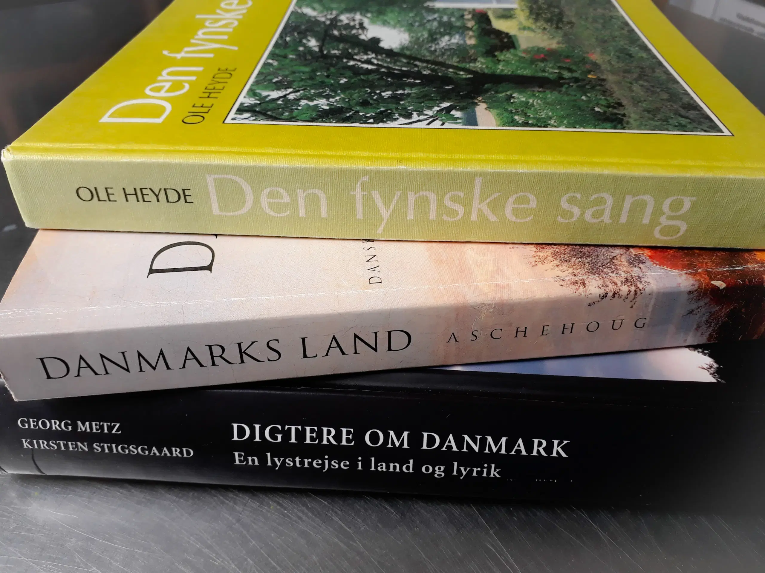 3 Bøger om Danmark Lyrik og Sang