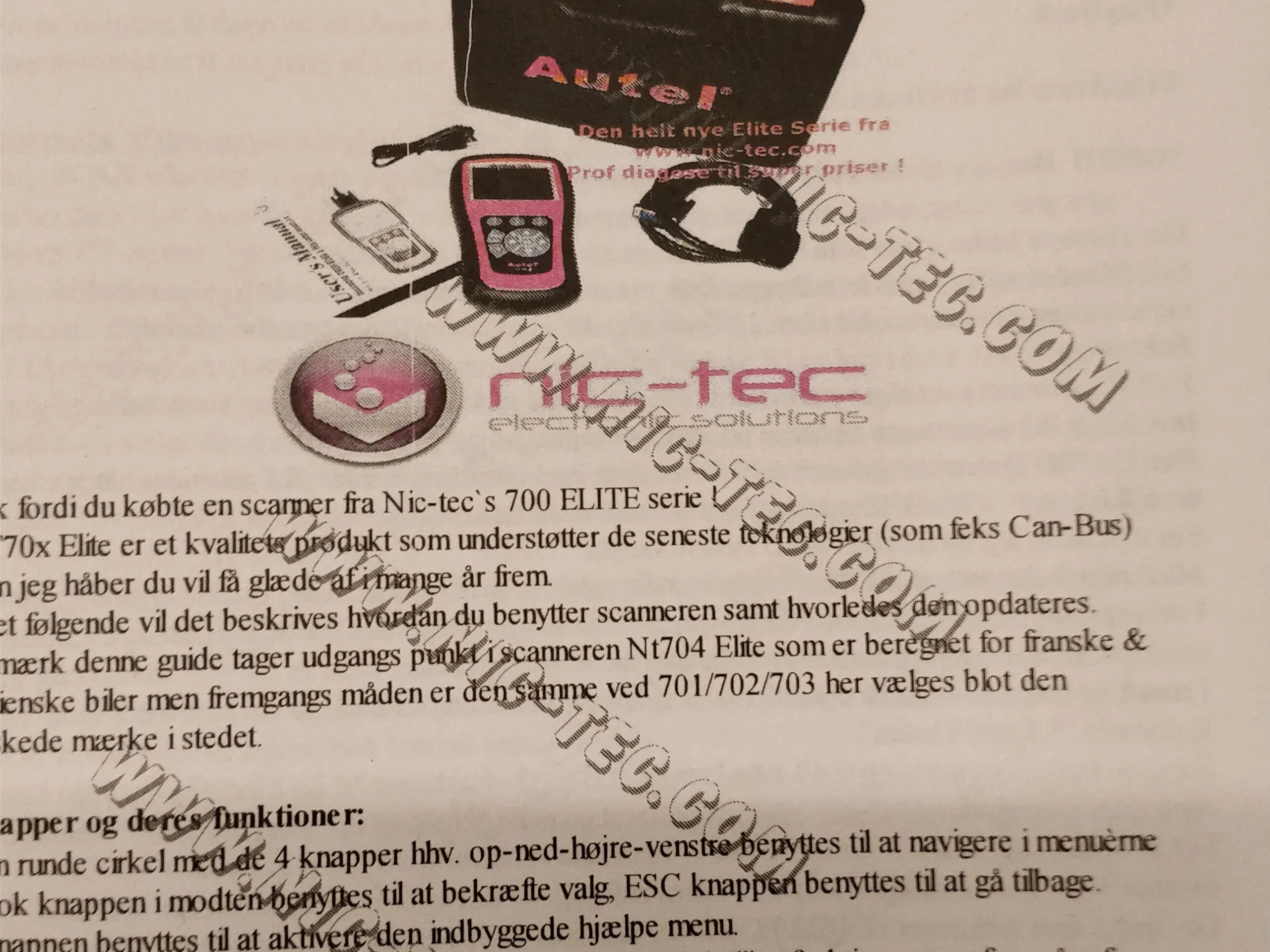 Autel biltester  NT700 Elite