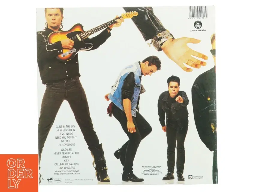 INXS - Kick LP Vinylplade fra Atlantic Records (str 31 x 31 cm)