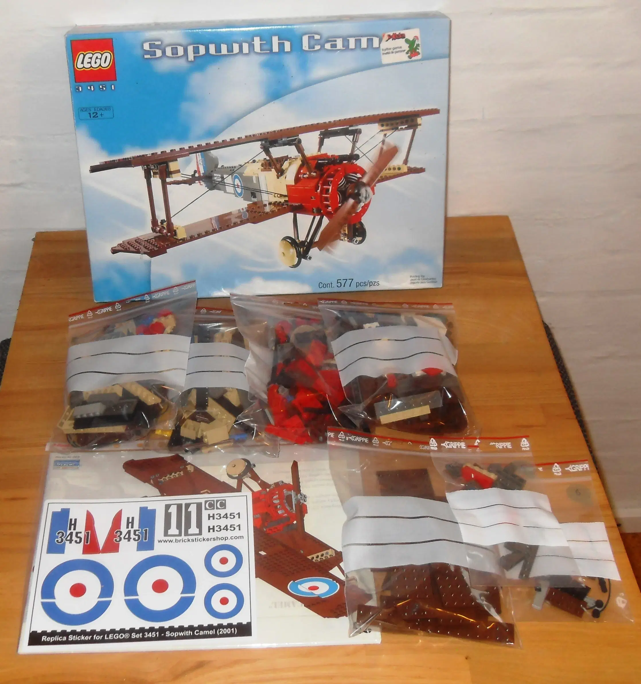 Lego sæt 3451 - Sopwith Camel