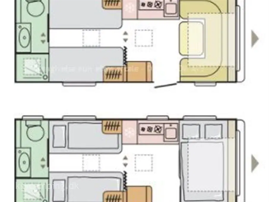 2022 - Adria Adora 572 UT   Populær enkeltsengsvogn med stor lasteevne Jubilæumstilbud!