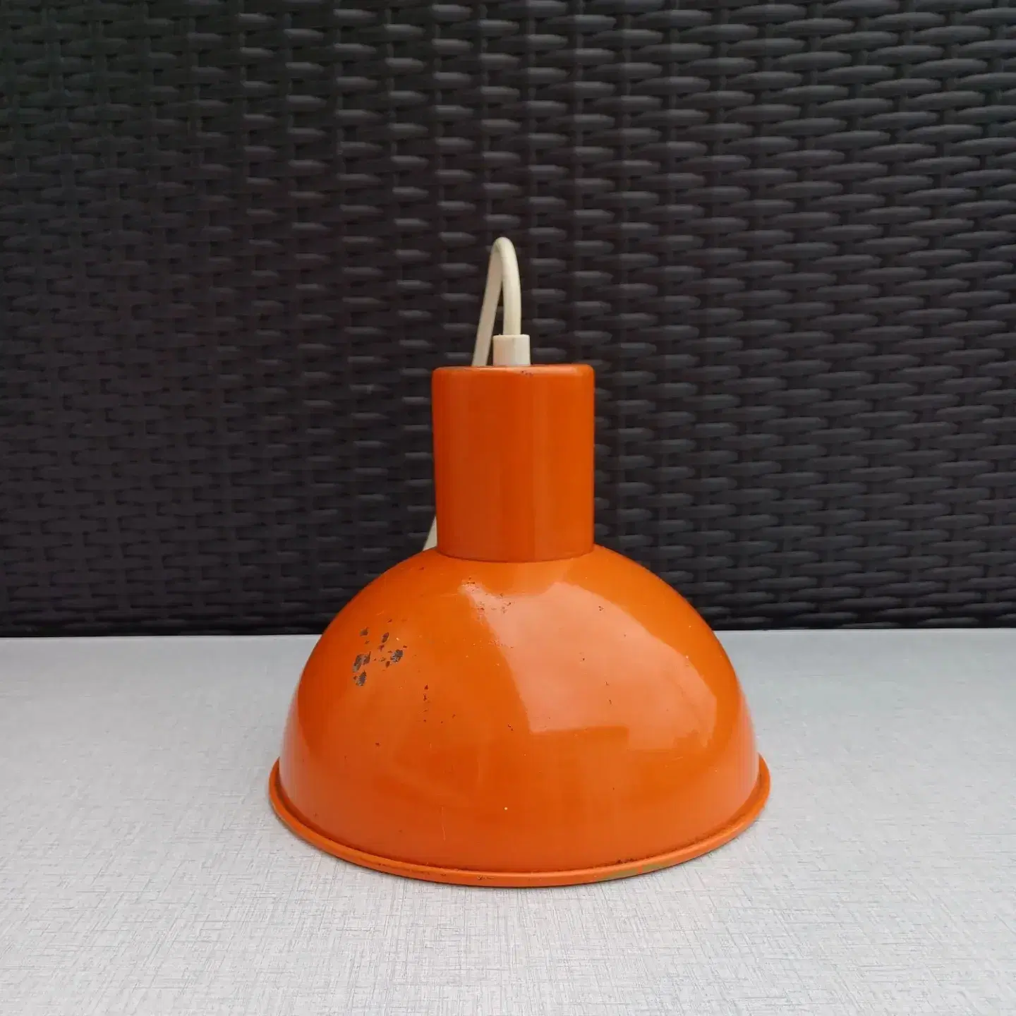 Orange retro loftslampe