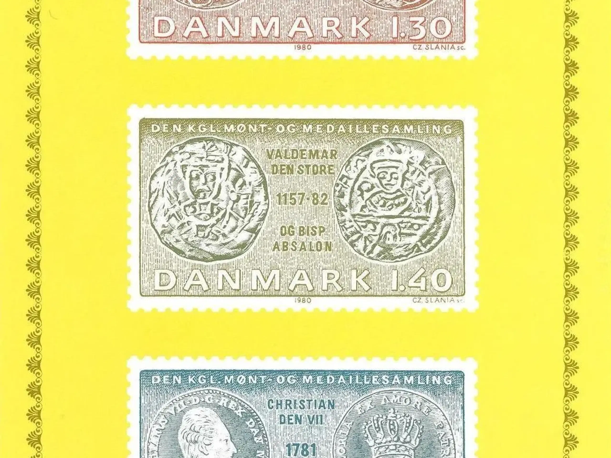 Danmark FDC fra 1980