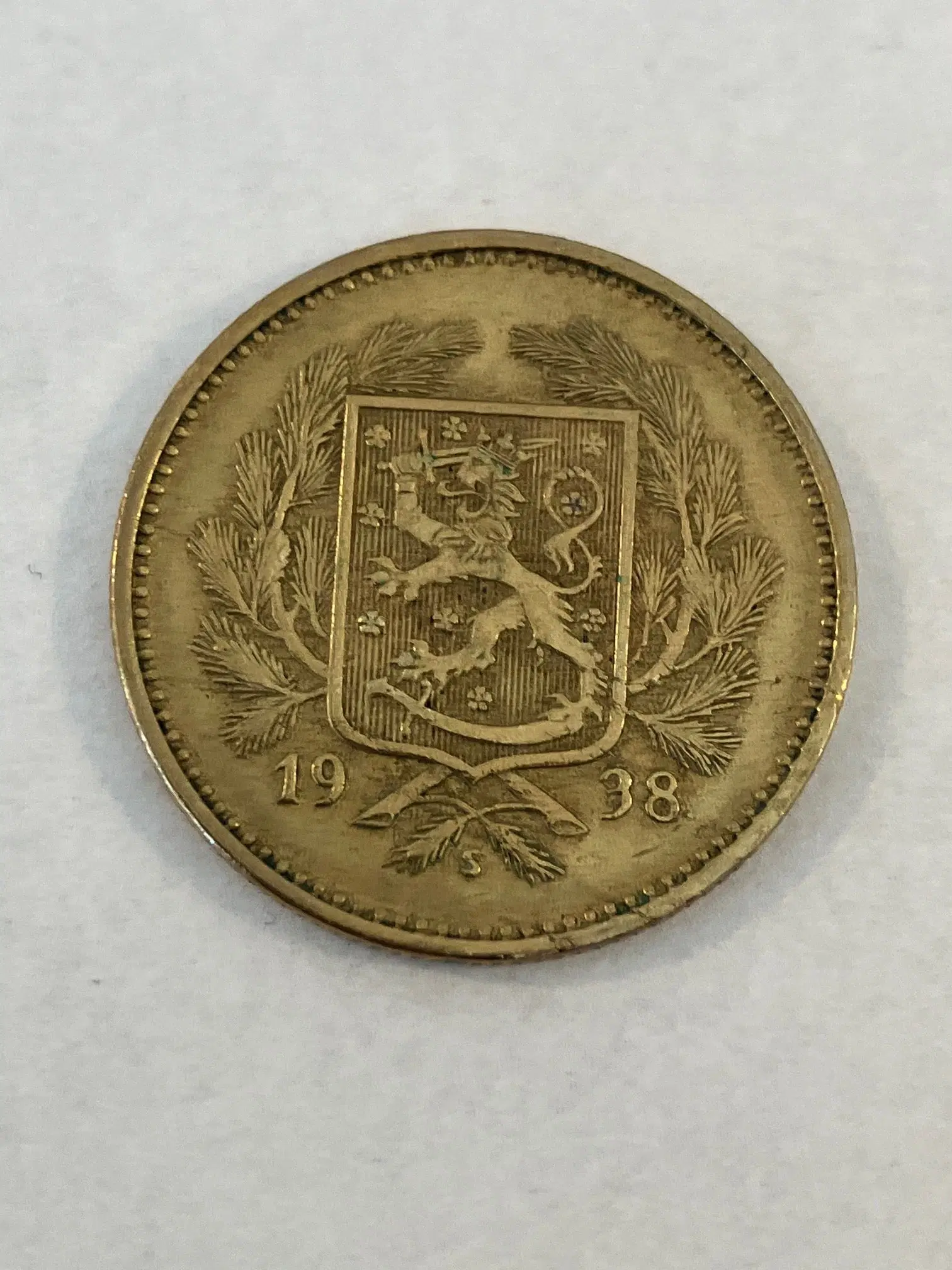 5 Markkaa Finland 1938