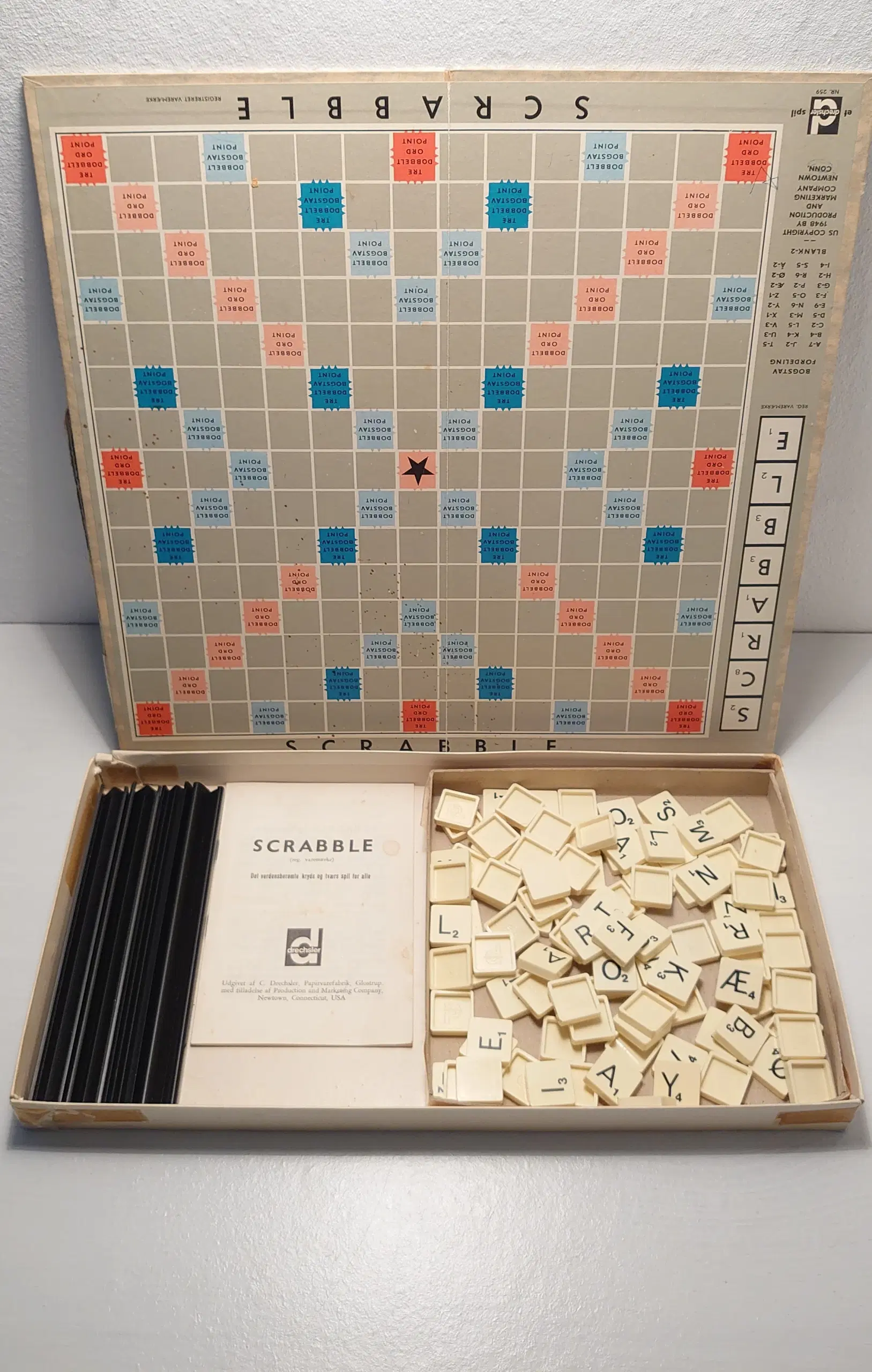 Komplet Scrabble ca 1970 Drechsler nr 259