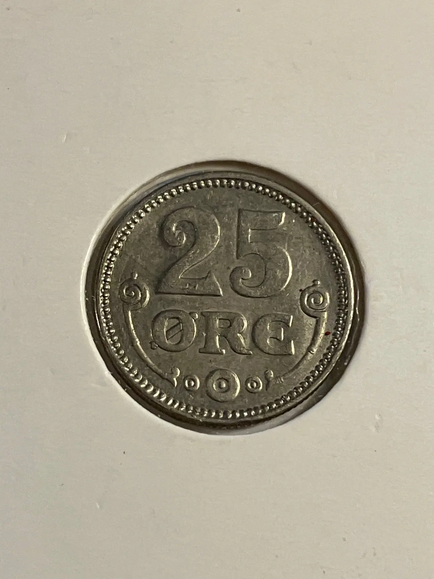 25 øre 1921 Danmark