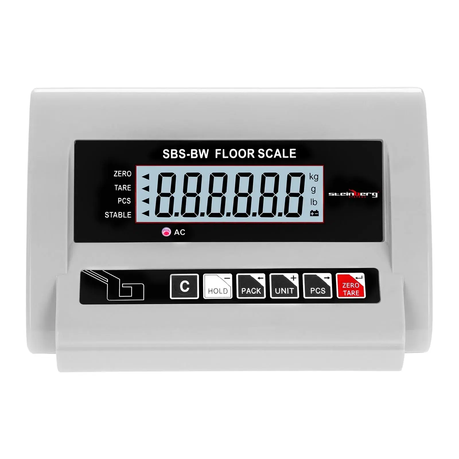 Gulvvægt – 1000 kg / 05 kg – LCD