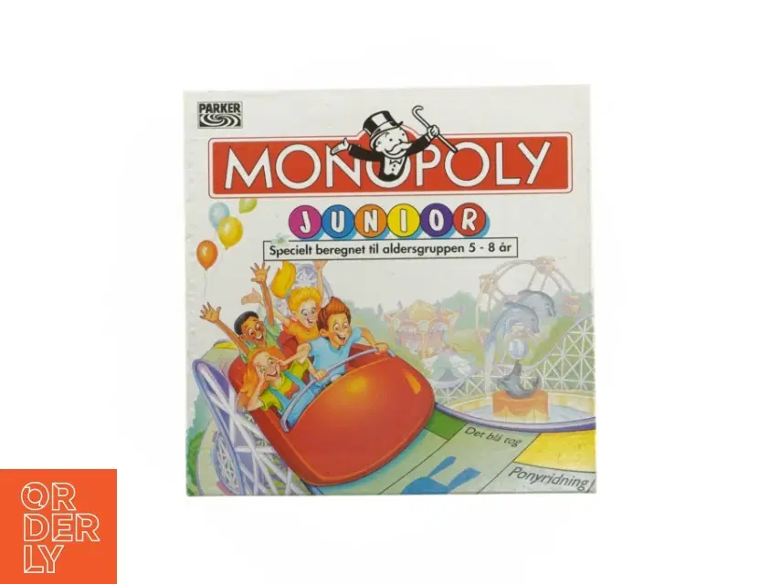 Monopoly Junior brætspil fra Parker (str 27 x 27 x 5 cm)