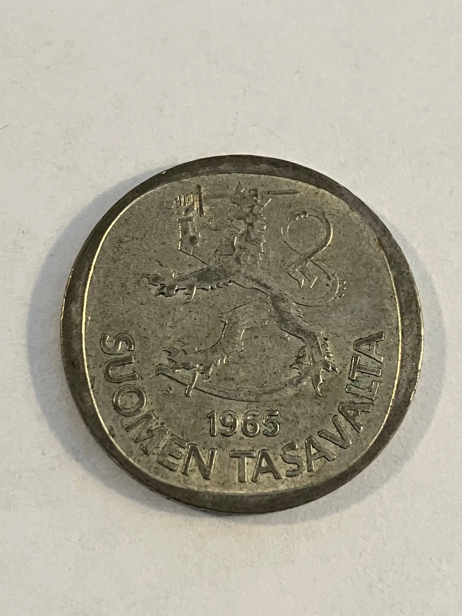 1 markka Finland 1965