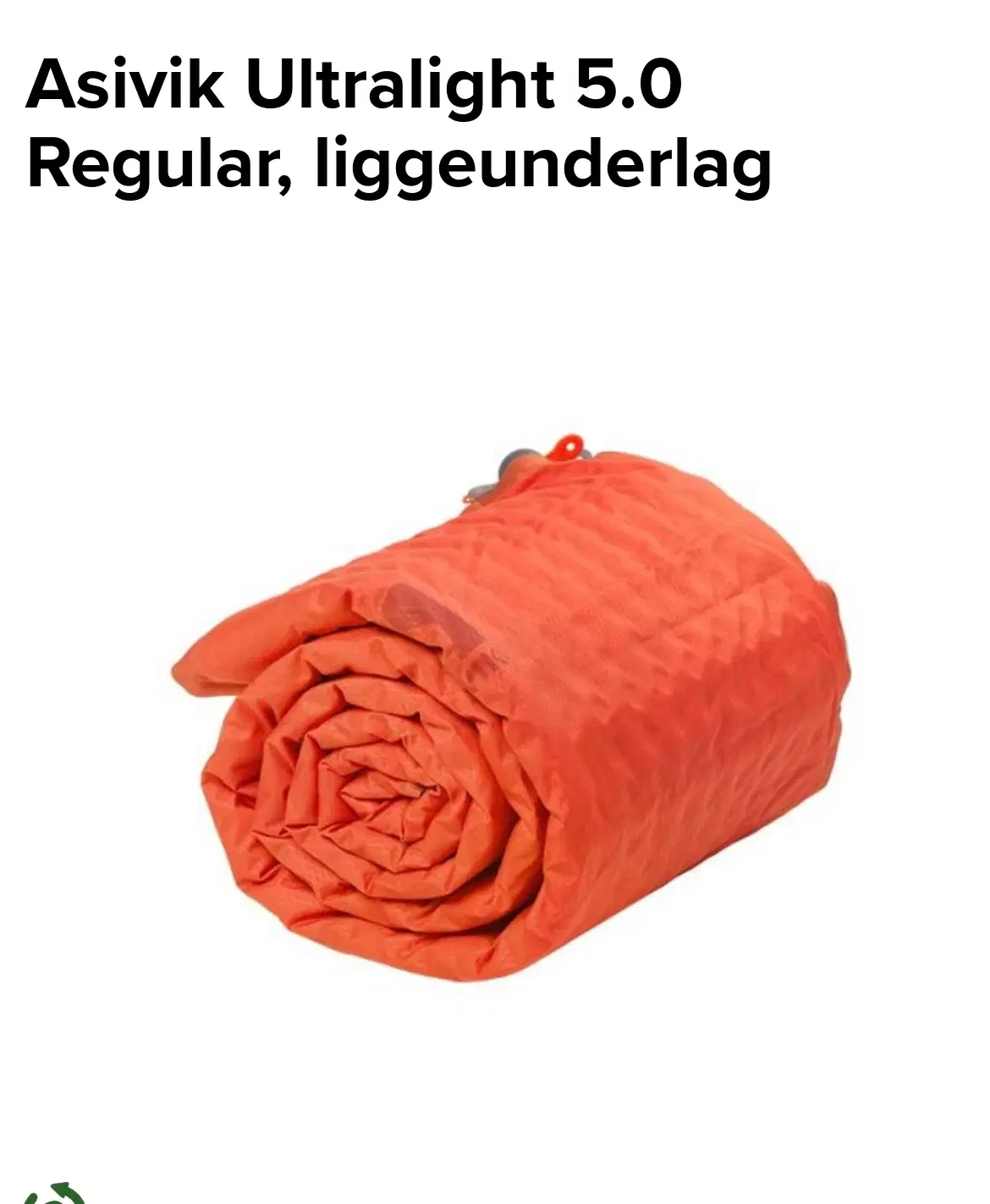 Liggeunderlag Asivik med chairkit